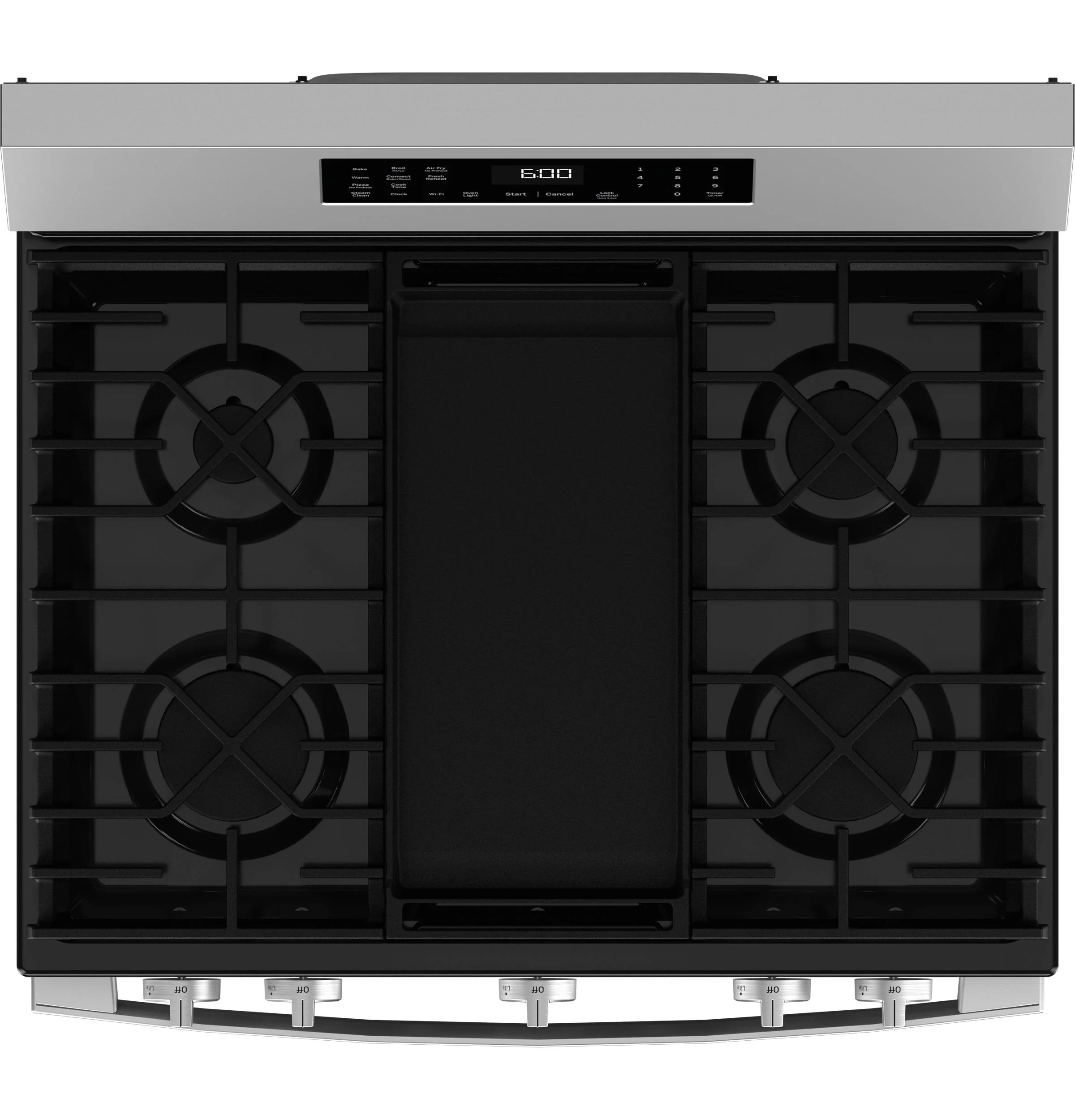 GGF600AVSS GE® 30" Free-Standing Gas Convection Range with No Preheat Air Fry and EasyWash™ Oven Tray - Image 2
