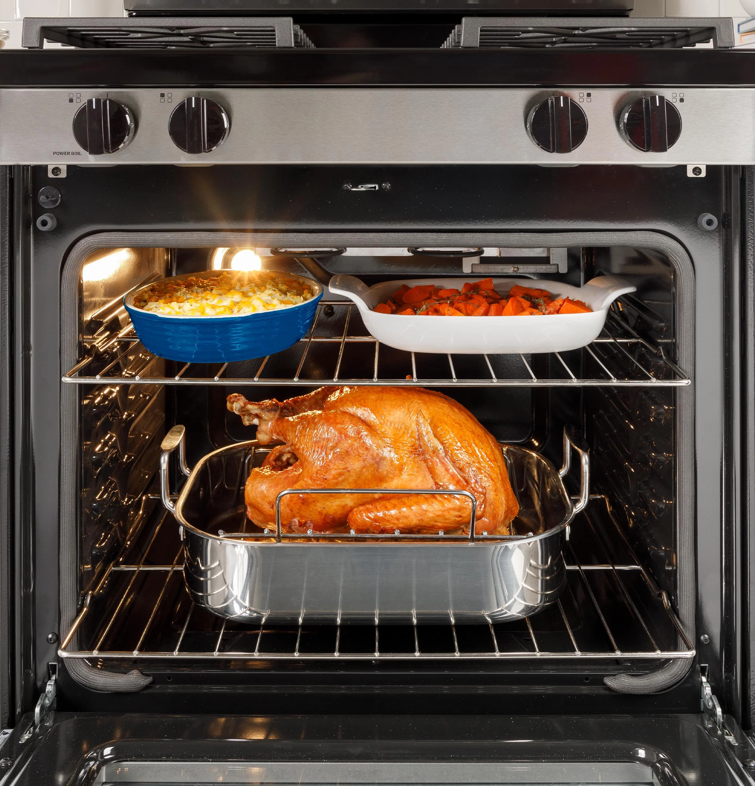 GGS500SVSS GE® 30" Slide-In Front Control Gas Range with Crisp Mode - Image 16