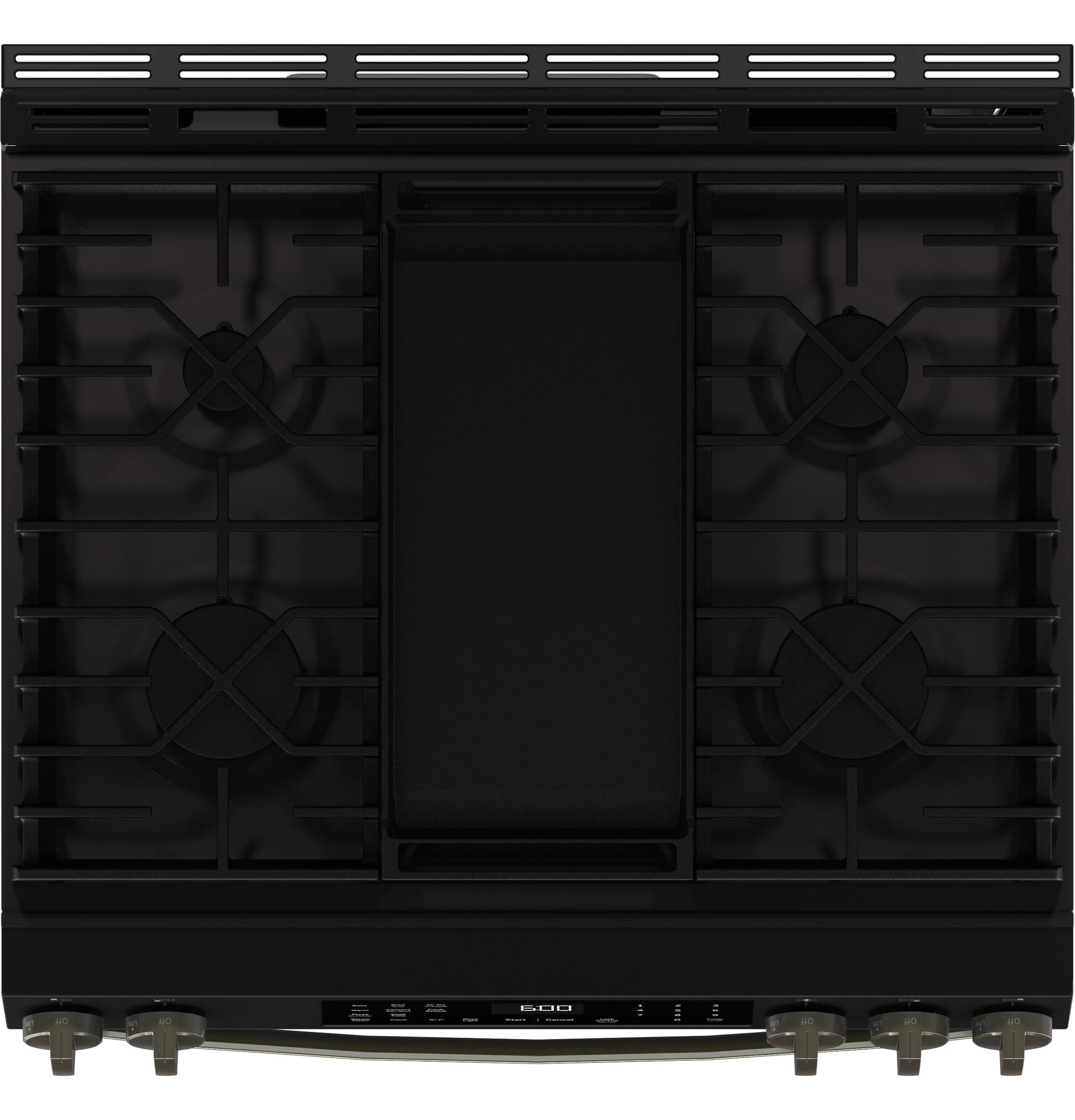 GGS600AVDS GE® 30" Slide-In Front-Control Convection Gas Range with No Preheat Air Fry and EasyWash™ Oven Tray - Image 2