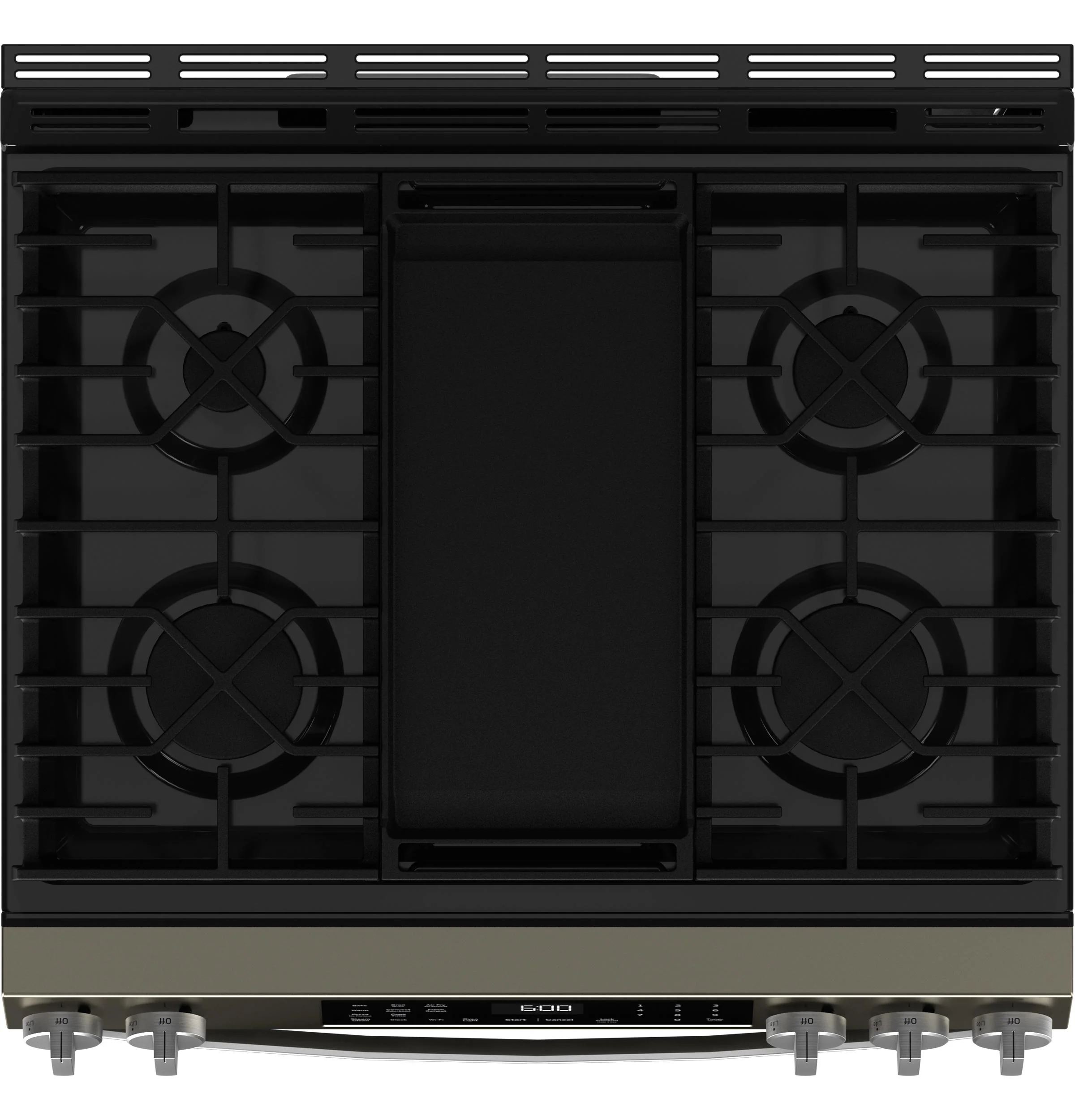 GGS600AVES GE® 30" Slide-In Front-Control Convection Gas Range with No Preheat Air Fry and EasyWash™ Oven Tray - Image 2