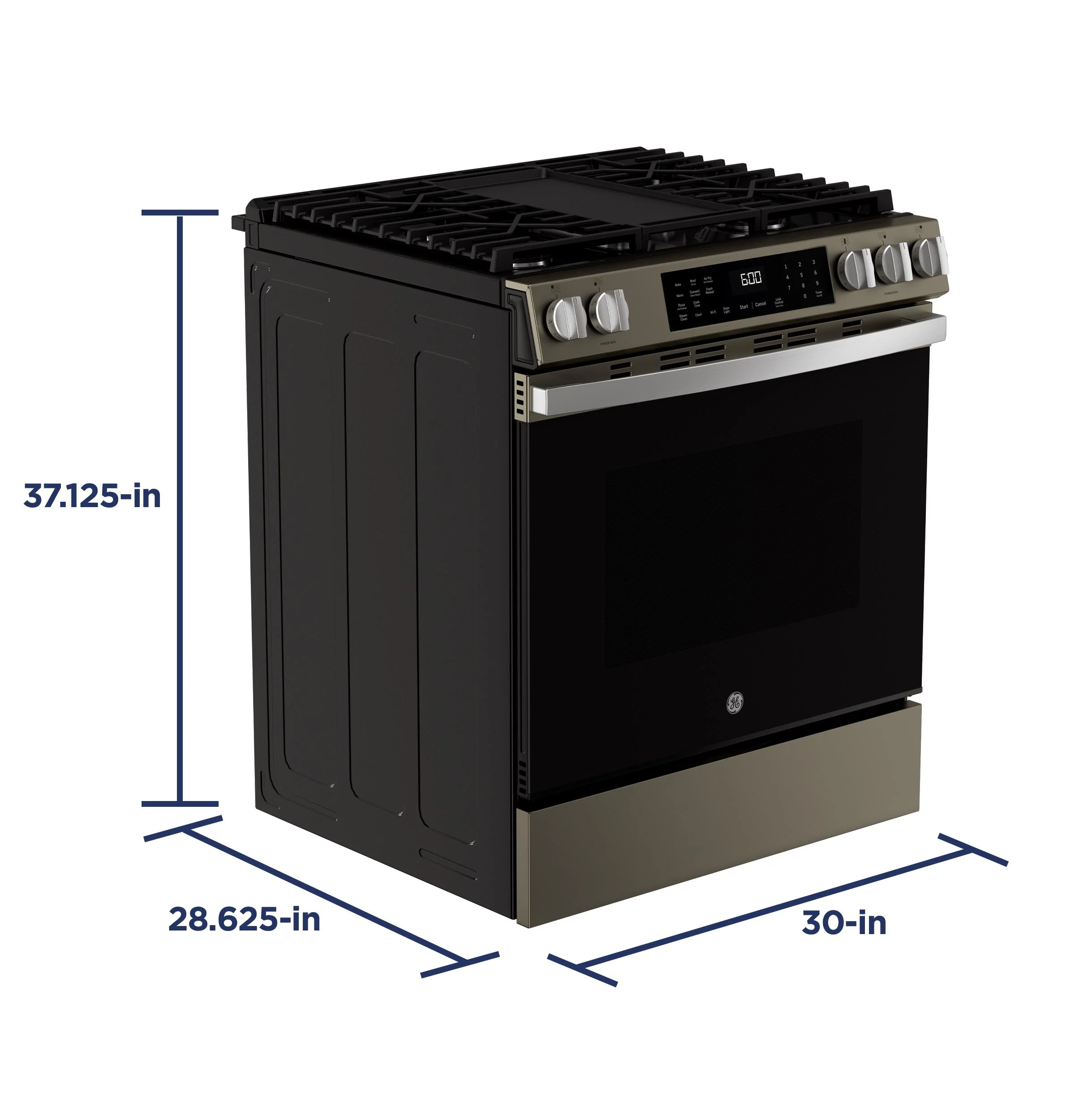 GGS600AVES GE® 30" Slide-In Front-Control Convection Gas Range with No Preheat Air Fry and EasyWash™ Oven Tray - Image 31