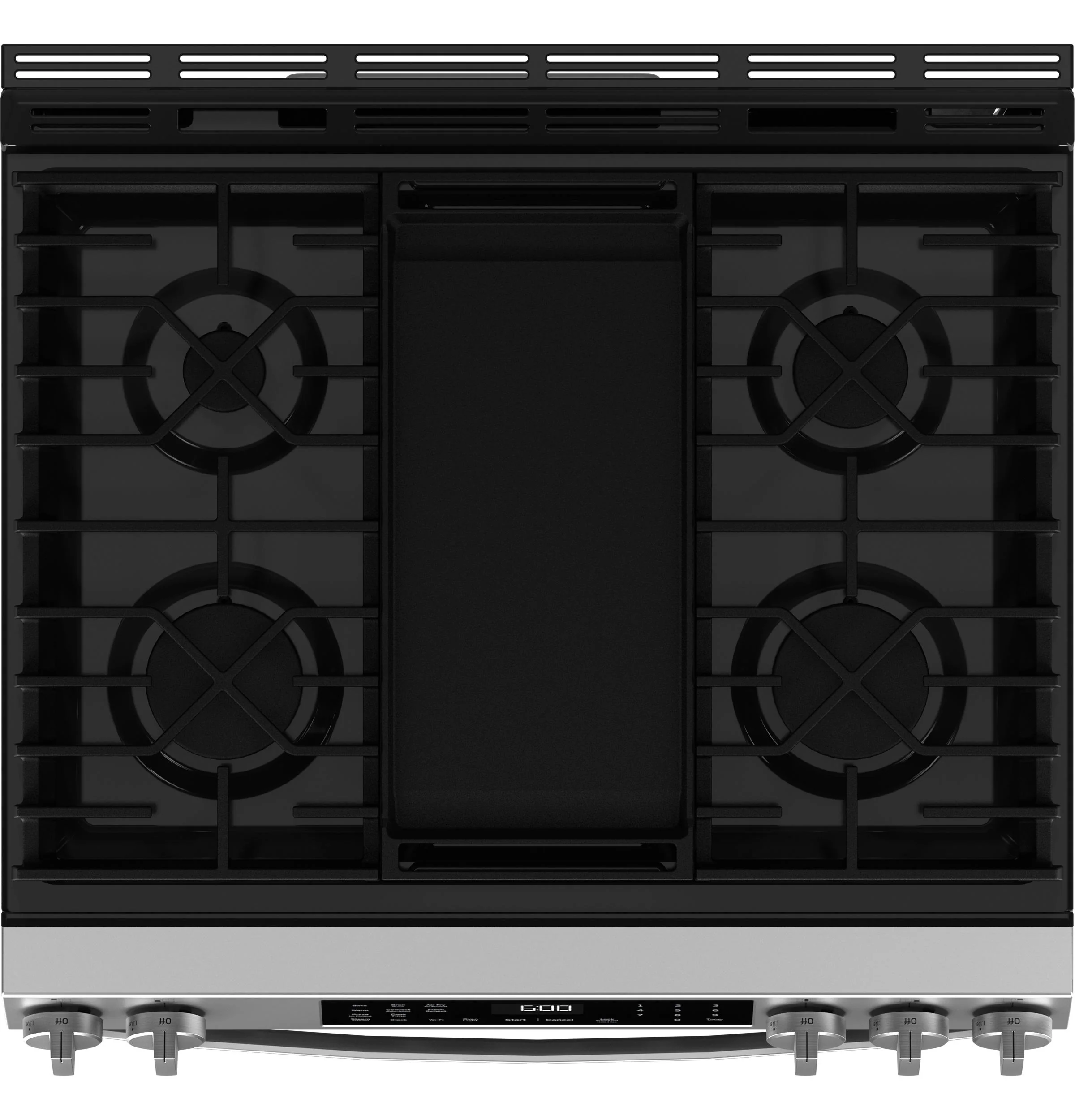 GGS600AVFS GE® 30" Slide-In Front-Control Convection Gas Range with No Preheat Air Fry and EasyWash™ Oven Tray - Image 2