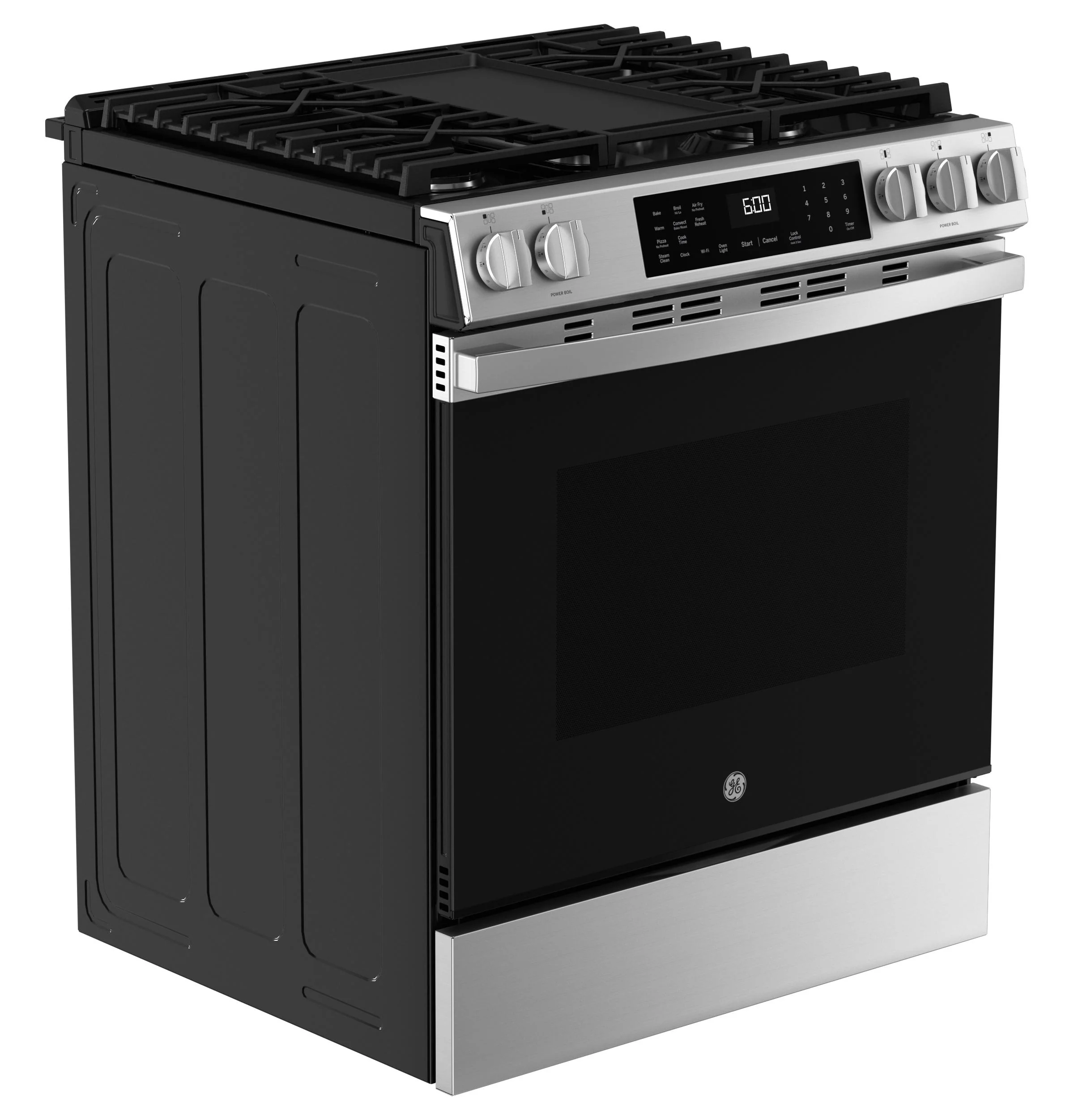 GGS600AVFS GE® 30" Slide-In Front-Control Convection Gas Range with No Preheat Air Fry and EasyWash™ Oven Tray - Image 32