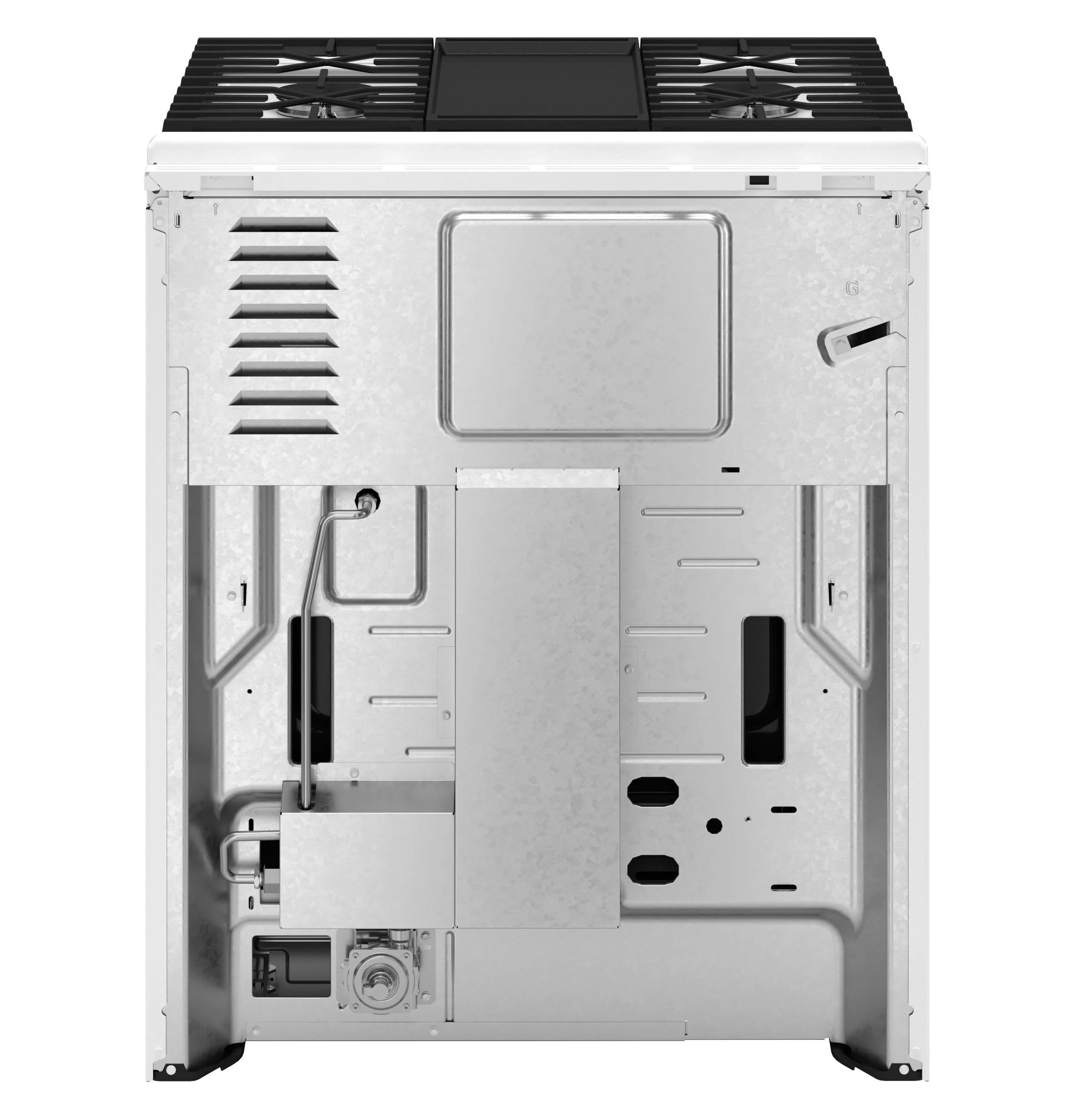 GGS600AVWW GE® 30" Slide-In Front-Control Convection Gas Range with No Preheat Air Fry and EasyWash™ Oven Tray - Image 33