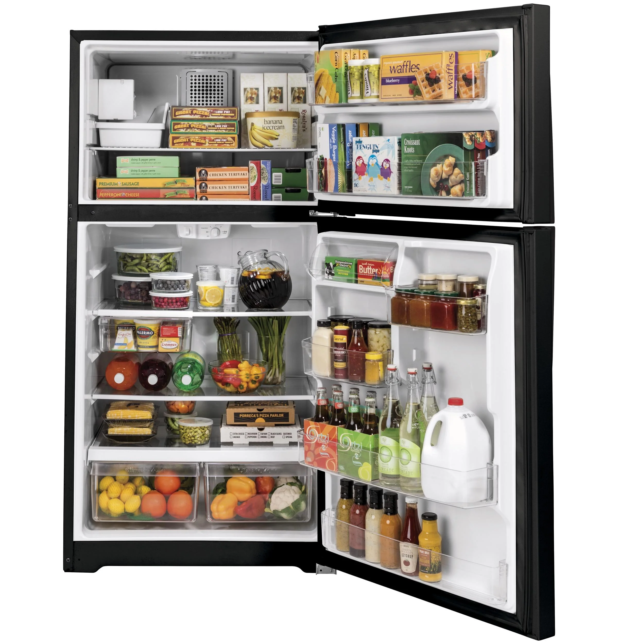 GIE22JTNRBB GE® ENERGY STAR® 21.9 Cu. Ft. Top-Freezer Refrigerator - Image 2
