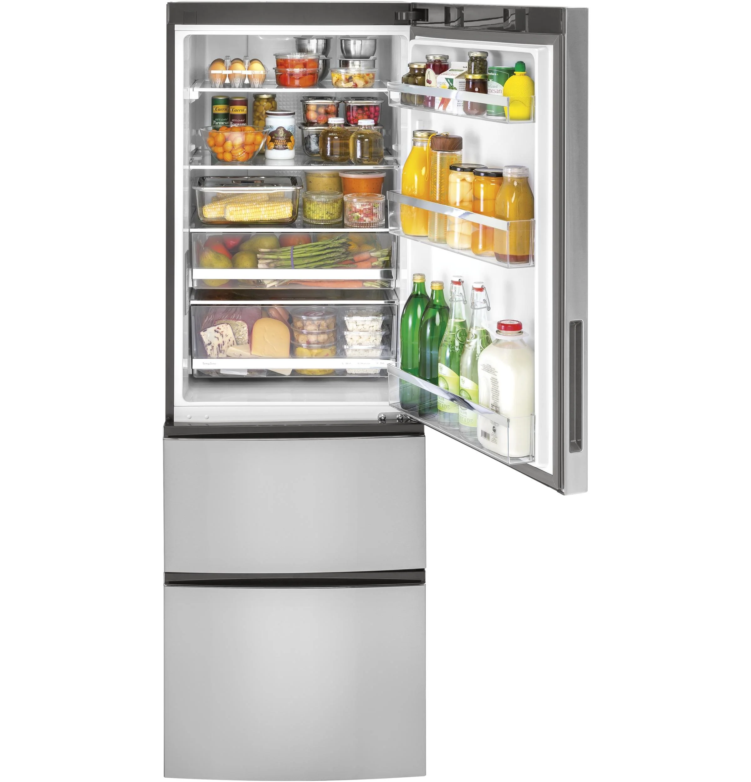 GLE12HSPSS GE® ENERGY STAR® 11.9 Cu. Ft. Bottom-Freezer Refrigerator - Image 2