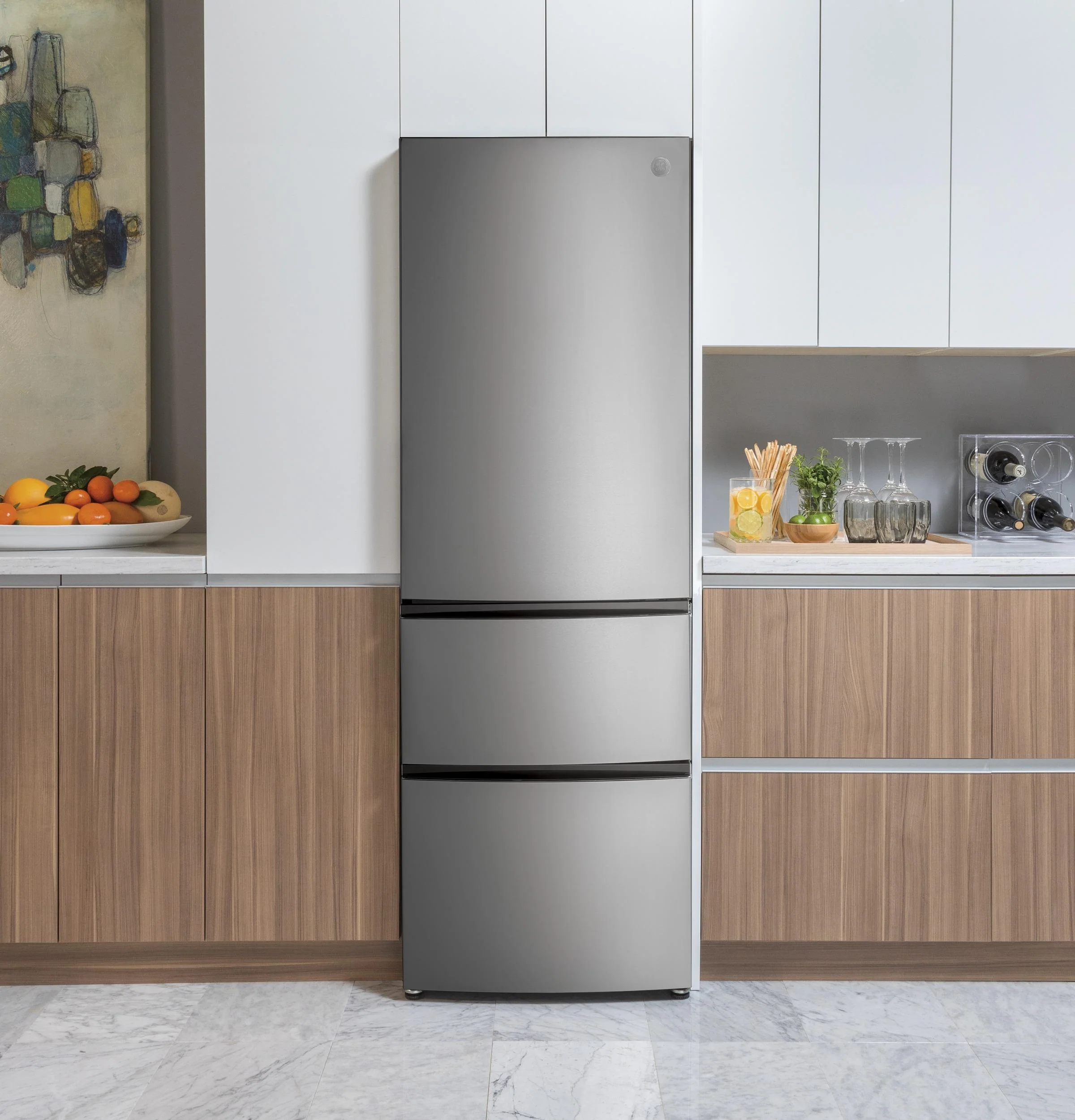 GLE12HSPSS GE® ENERGY STAR® 11.9 Cu. Ft. Bottom-Freezer Refrigerator - Image 5