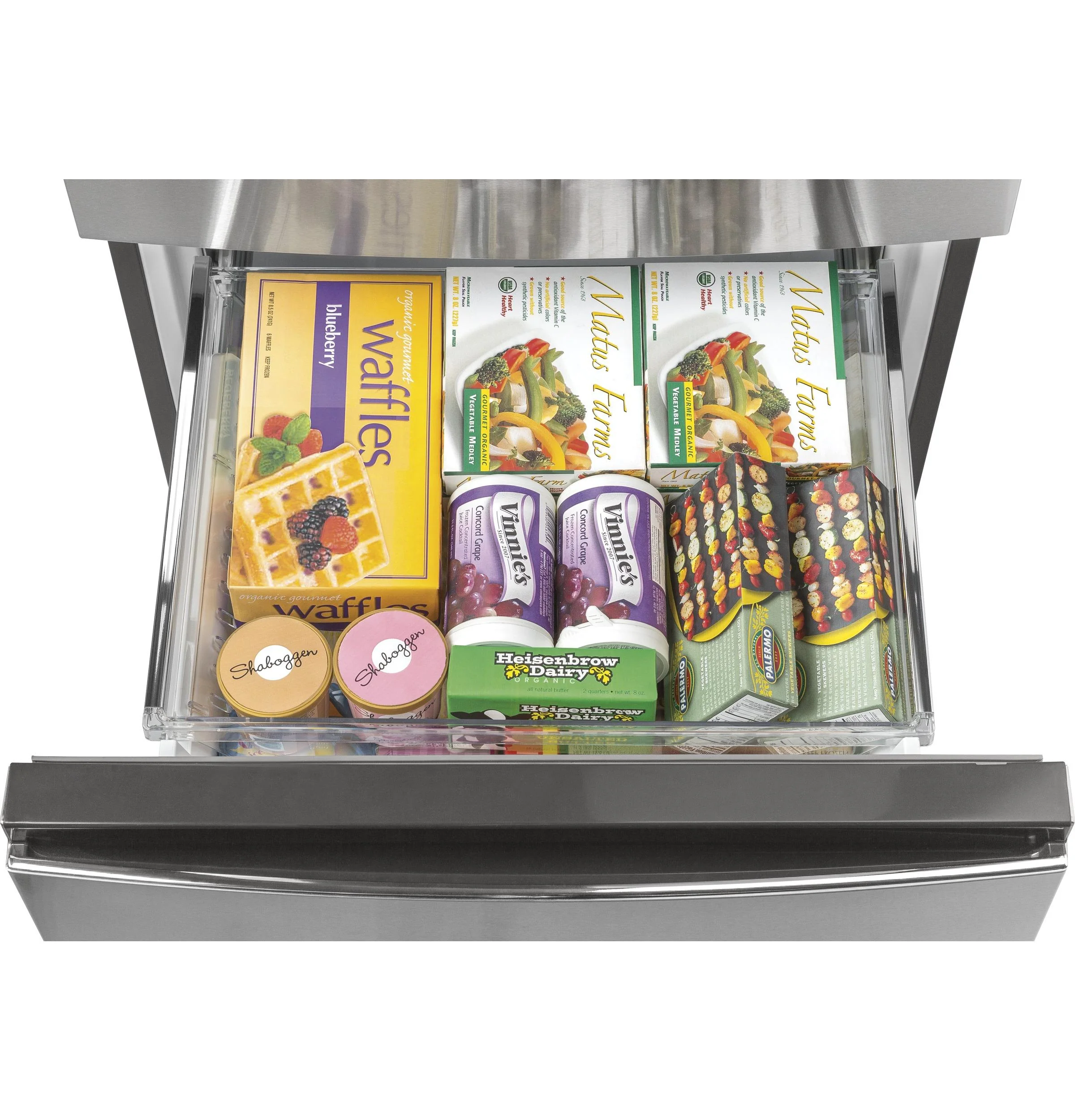 GLE12HSPSS GE® ENERGY STAR® 11.9 Cu. Ft. Bottom-Freezer Refrigerator - Image 8