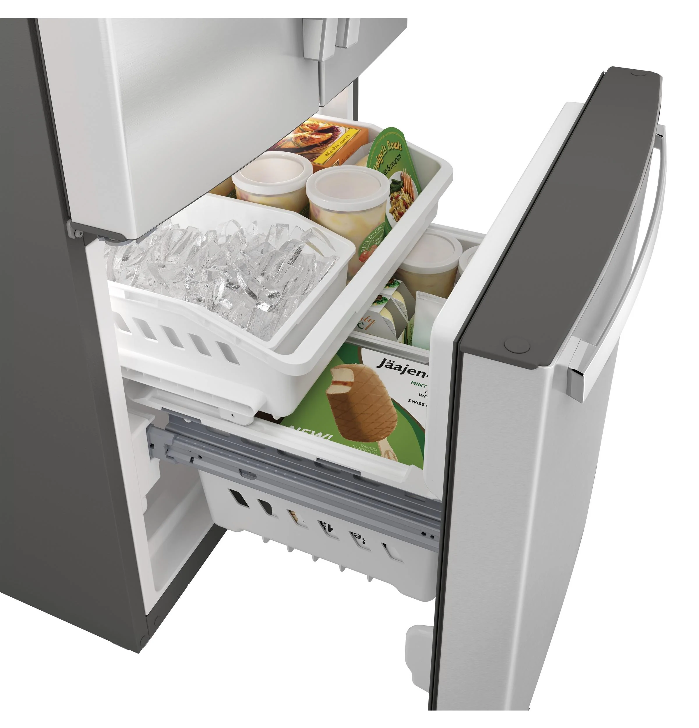 GNE21FYKFS GE® ENERGY STAR® 20.8 Cu. Ft. French-Door Refrigerator - Image 15