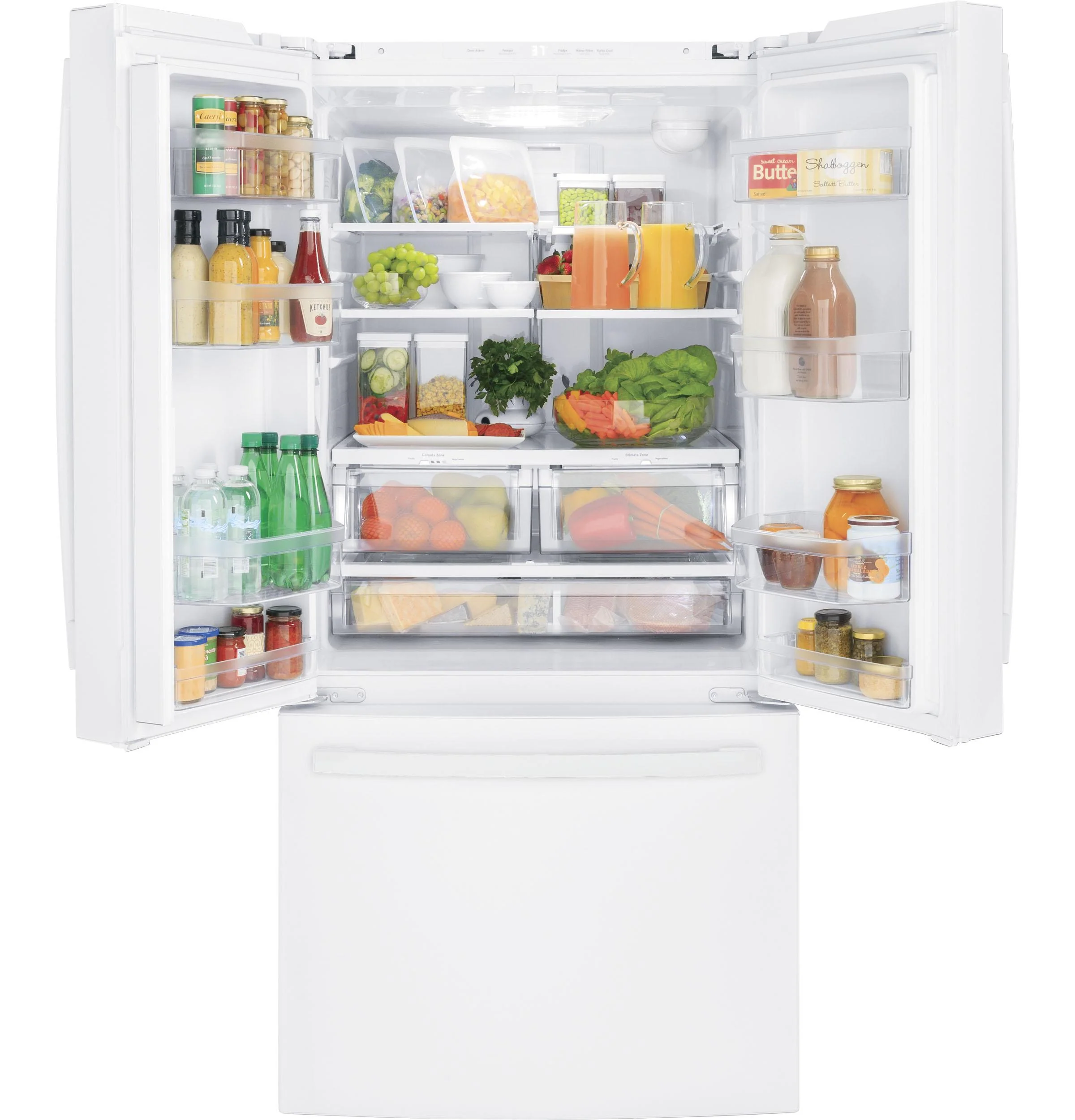 GNE25JGKWW GE® ENERGY STAR® 24.7 Cu. Ft. French-Door Refrigerator - Image 2