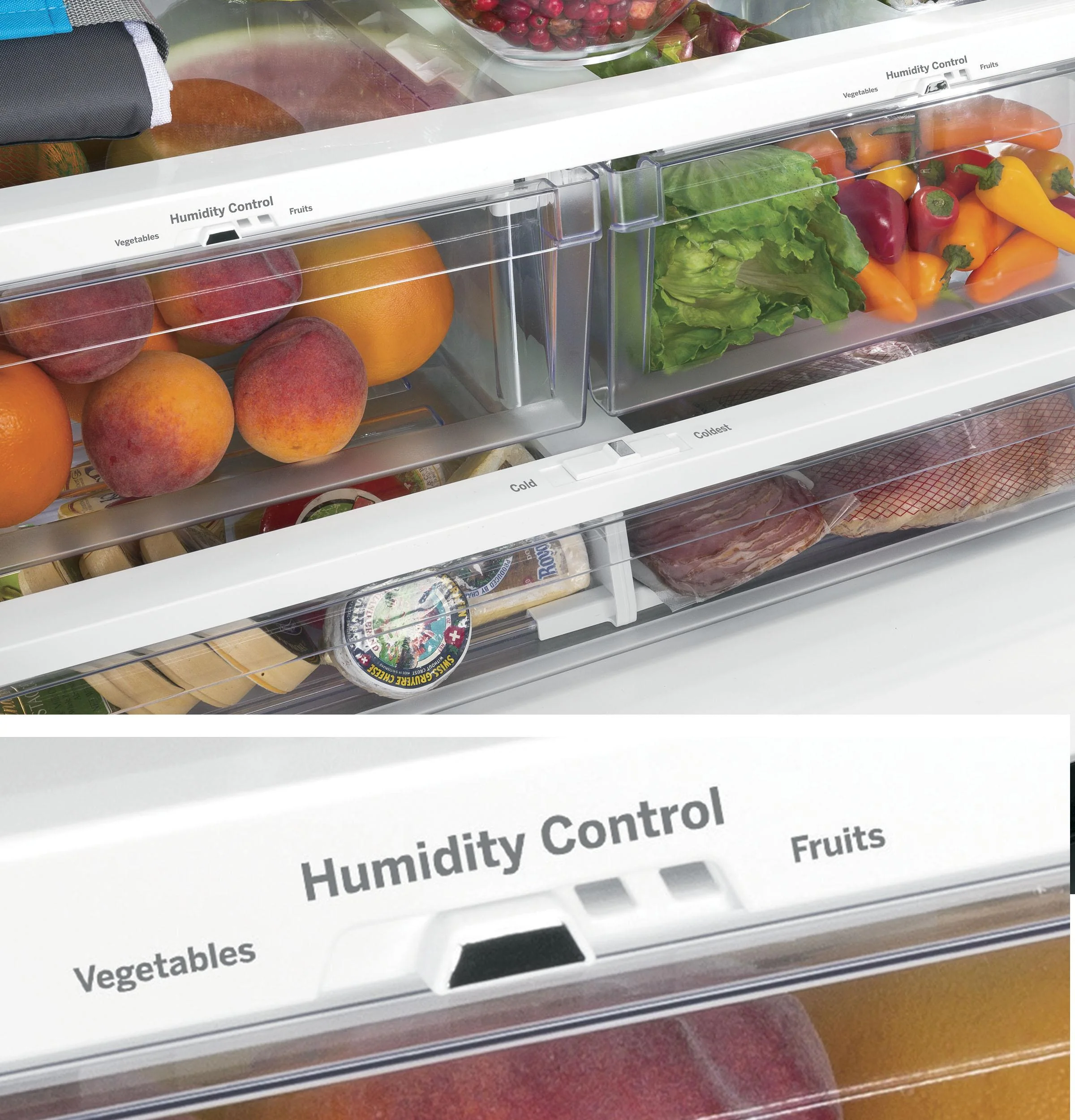GNE25JYKFS GE® ENERGY STAR® 24.7 Cu. Ft. French-Door Refrigerator - Image 10