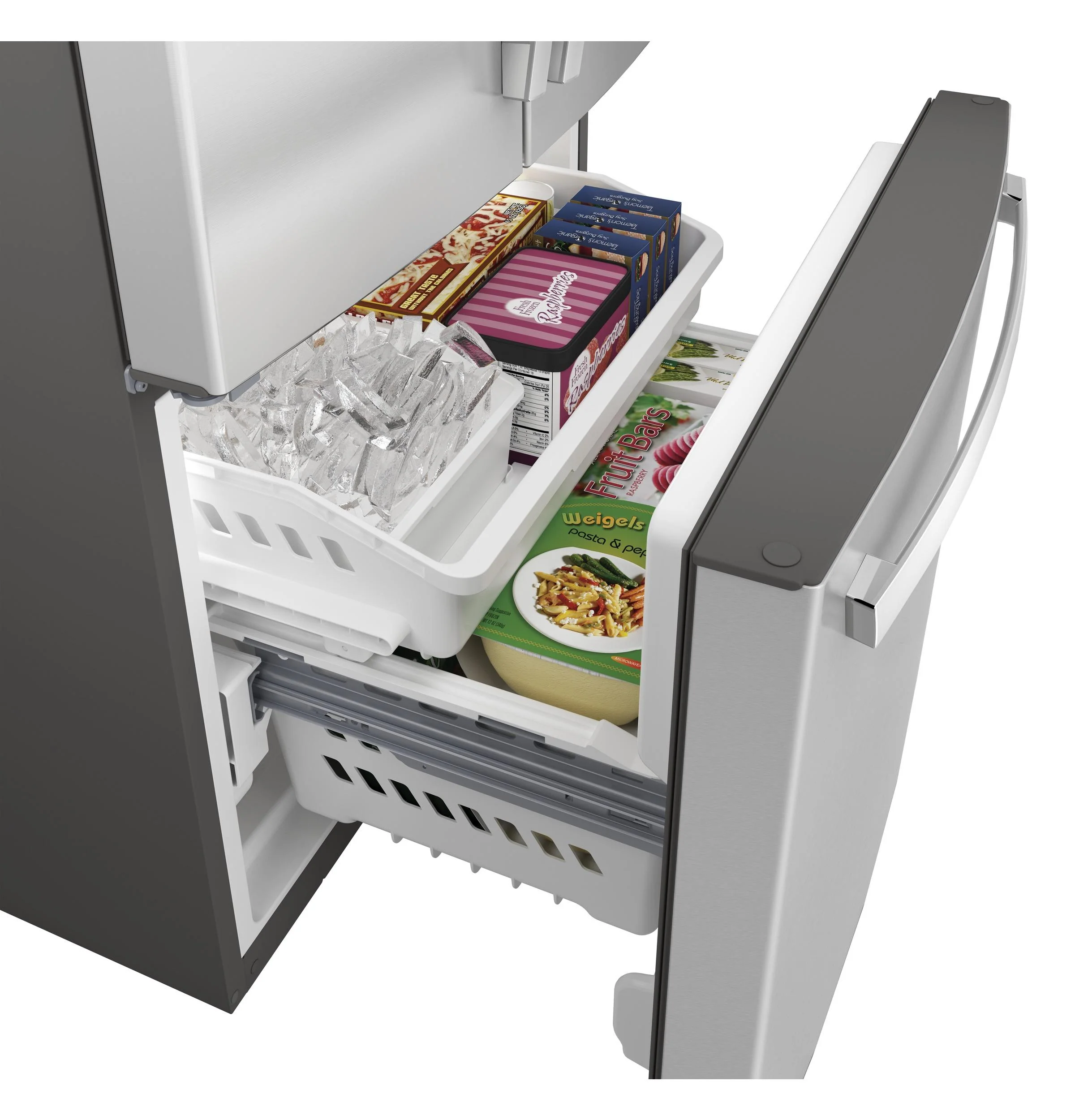 GNE25JYKFS GE® ENERGY STAR® 24.7 Cu. Ft. French-Door Refrigerator - Image 5