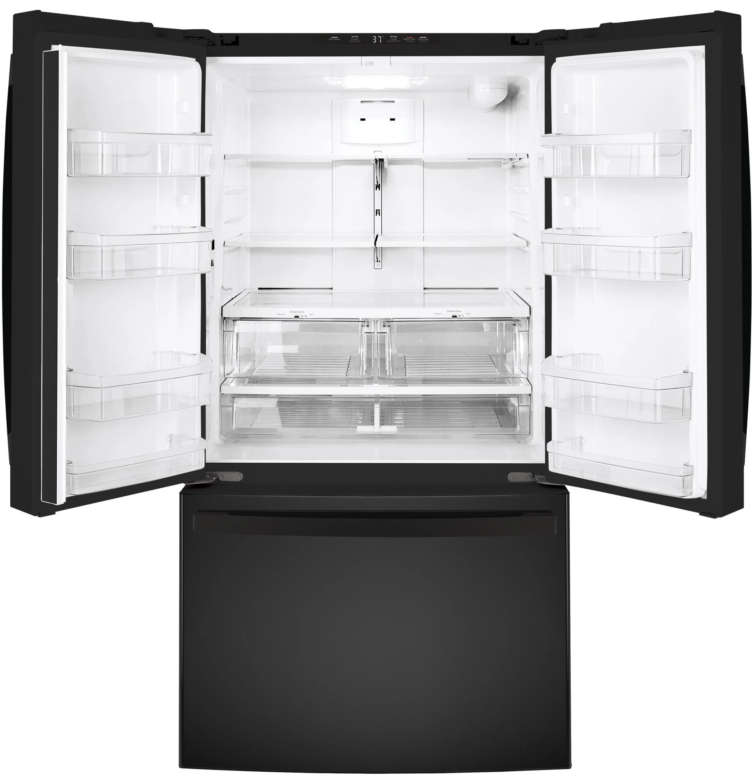 GNE27JGMBB GE® ENERGY STAR® 27.0 Cu. Ft. French-Door Refrigerator - Image 3