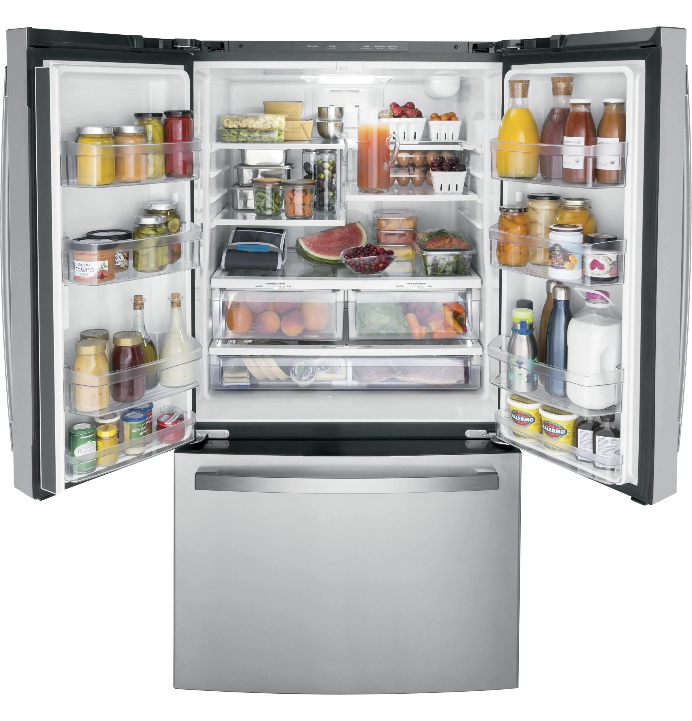 GNE27JYMFS GE ENERGY STAR 27.0 Cu. Ft. Fingerprint Resistant French-Door Refrigerator - Image 15
