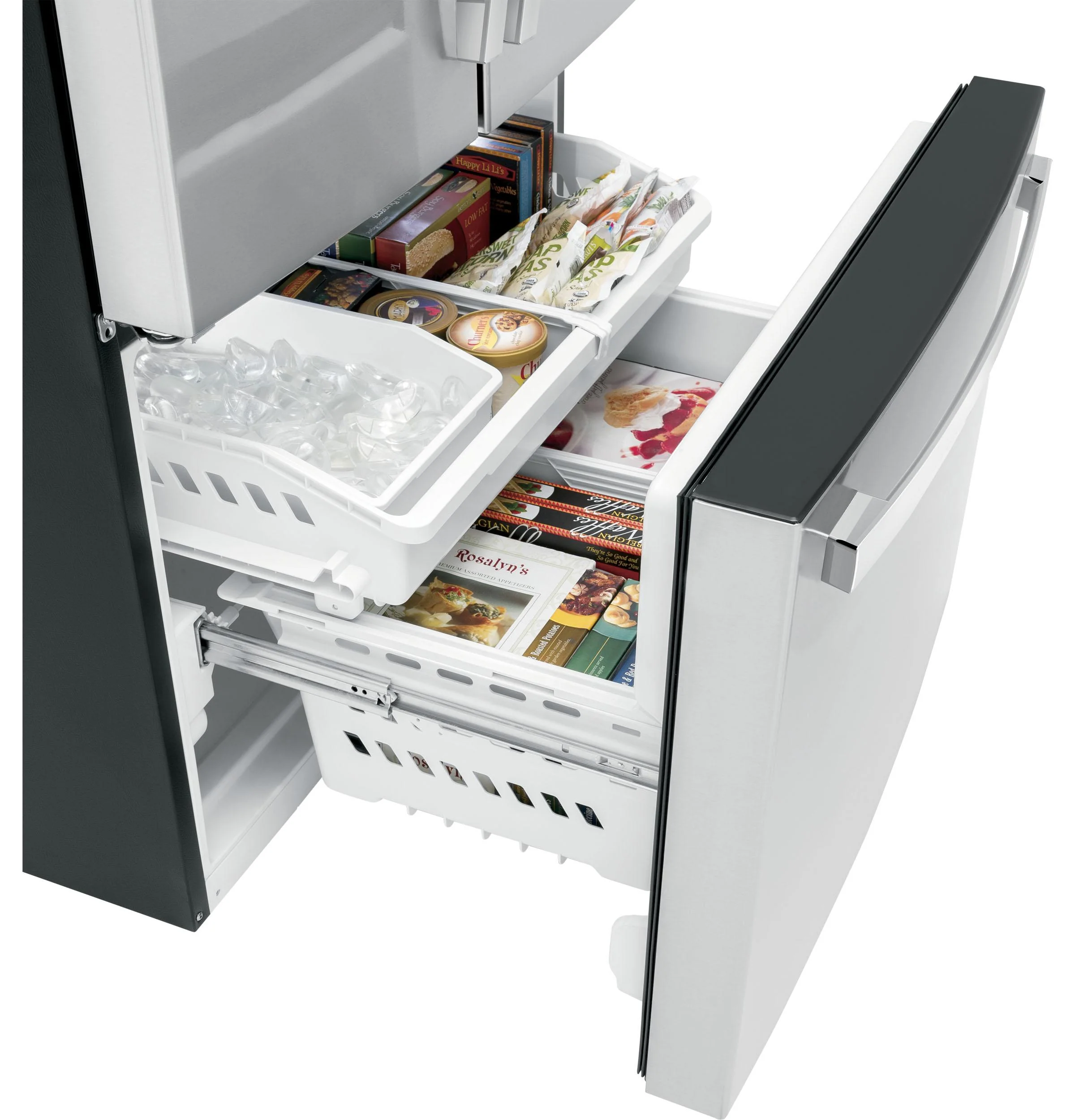 GNE27JYMFS GE ENERGY STAR 27.0 Cu. Ft. Fingerprint Resistant French-Door Refrigerator - Image 18