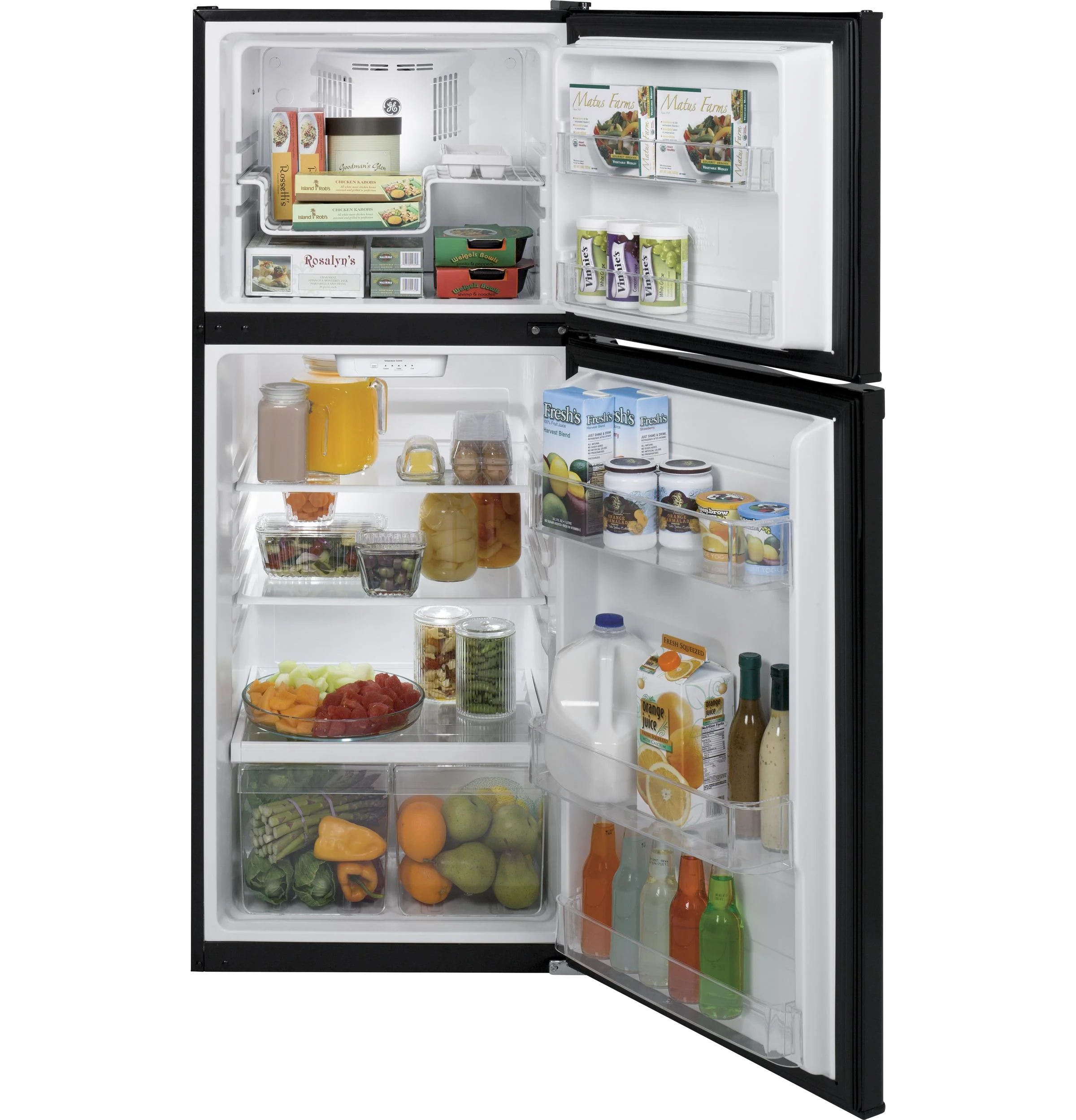 GPE12FGKBB GE® ENERGY STAR® 11.6 cu. ft. Top-Freezer Refrigerator - Image 3