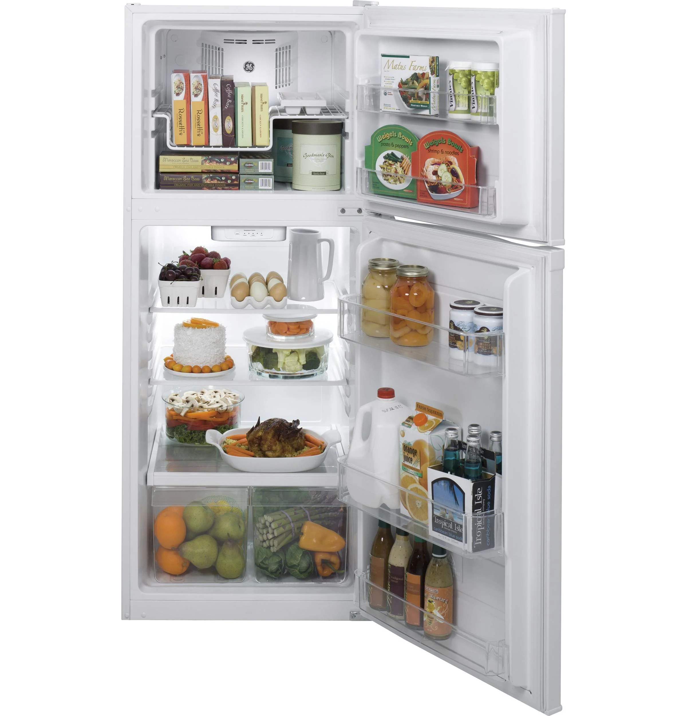 GPE12FGKWW GE® ENERGY STAR® 11.6 cu. ft. Top-Freezer Refrigerator - Image 3