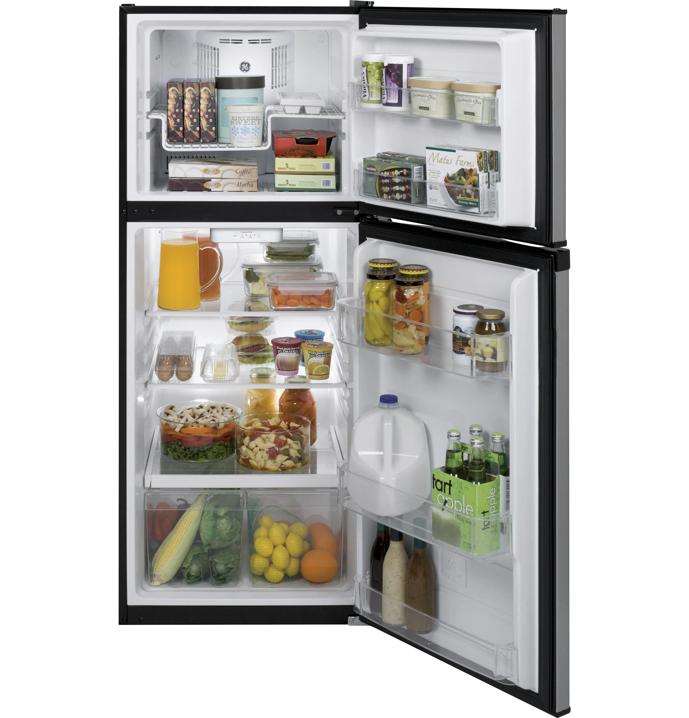 GPE12FSKSB GE® ENERGY STAR® 11.6 cu. ft. Top-Freezer Refrigerator - Image 3
