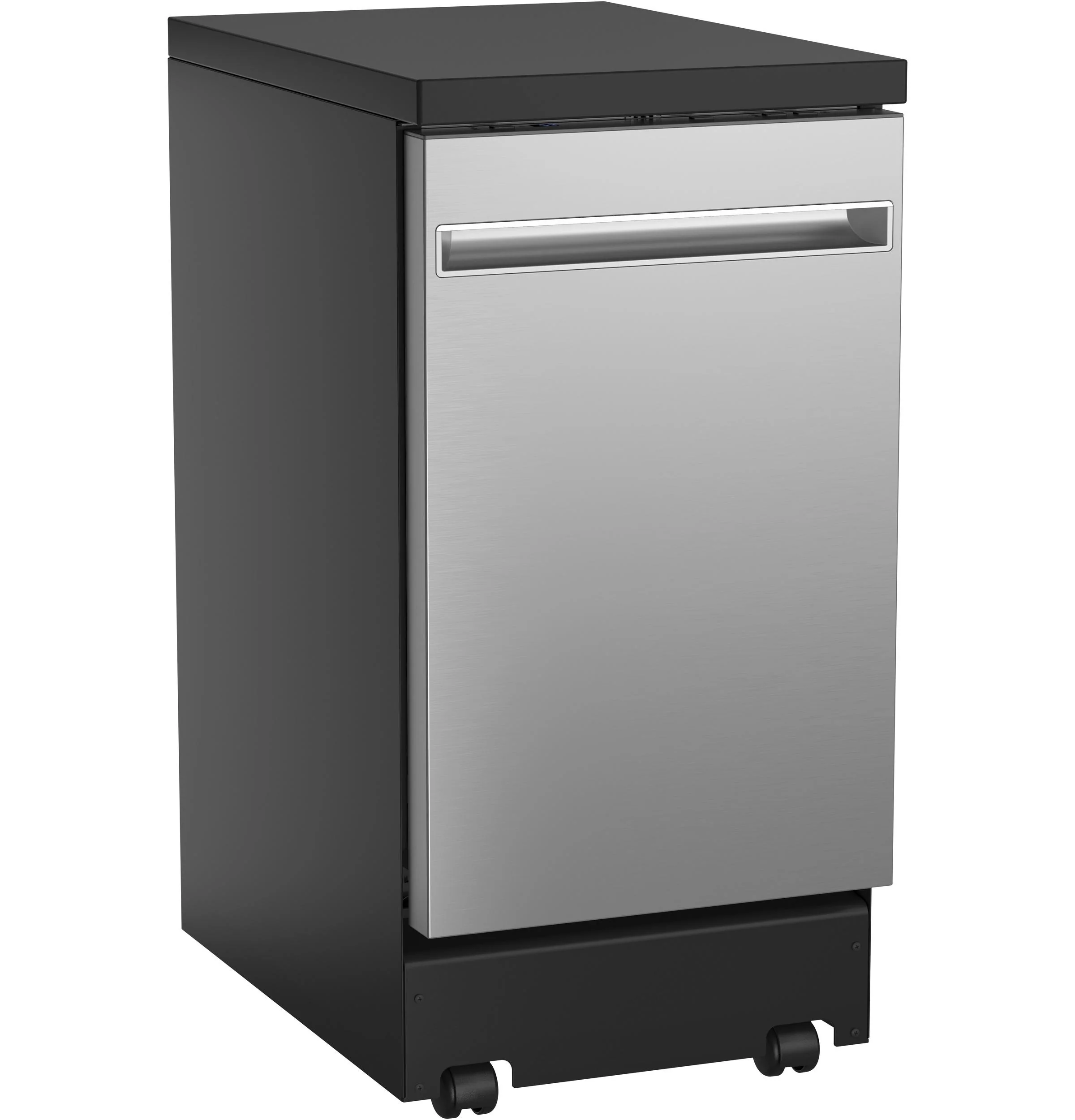 GPT145SSLSS GE® ENERGY STAR® 18" Stainless Steel Interior Portable Dishwasher with Sanitize Cycle - Image 3