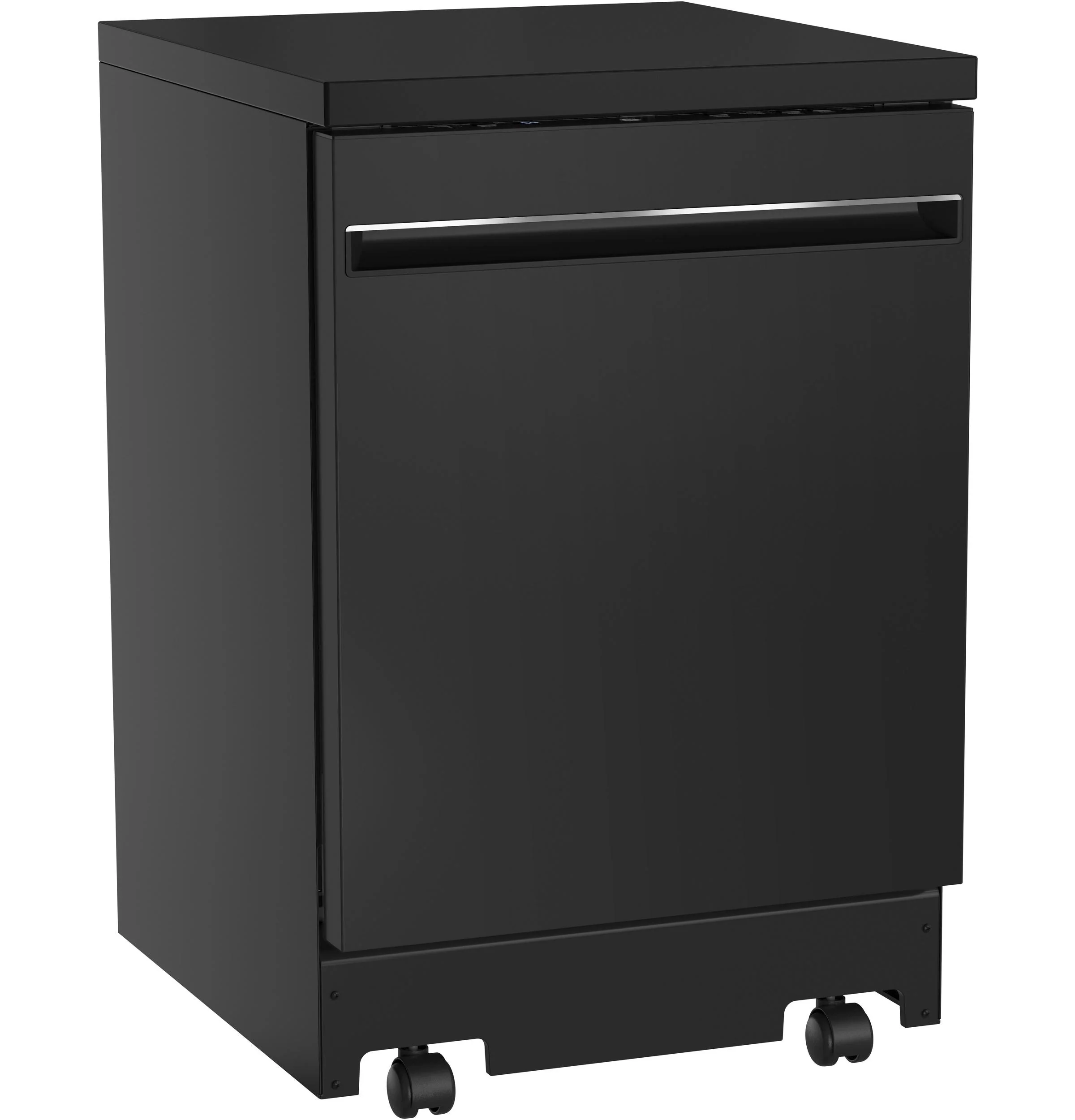 GPT225SGLBB GE® ENERGY STAR® 24" Stainless Steel Interior Portable Dishwasher with Sanitize Cycle - Image 3