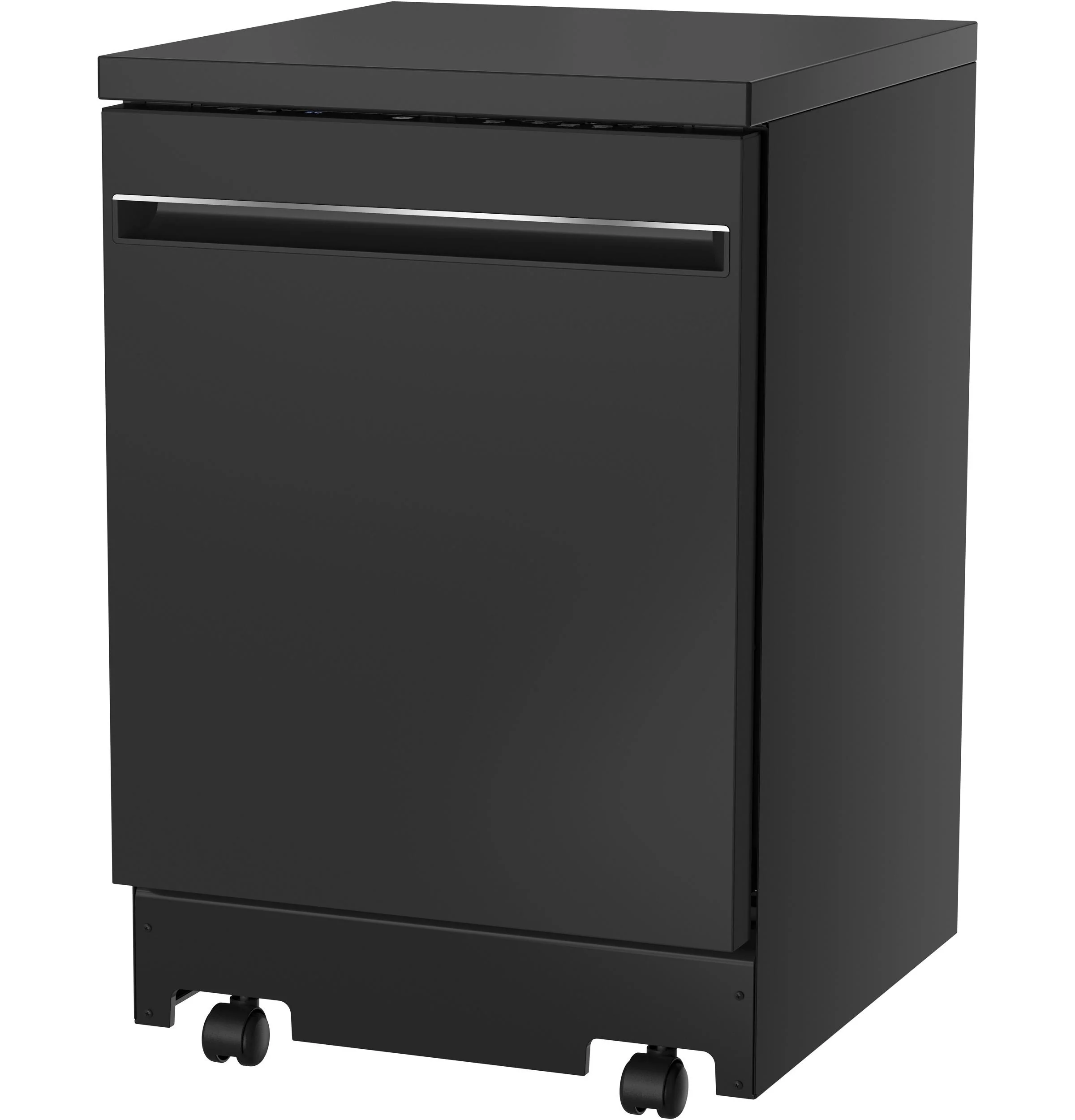 GPT225SGLBB GE® ENERGY STAR® 24" Stainless Steel Interior Portable Dishwasher with Sanitize Cycle - Image 4