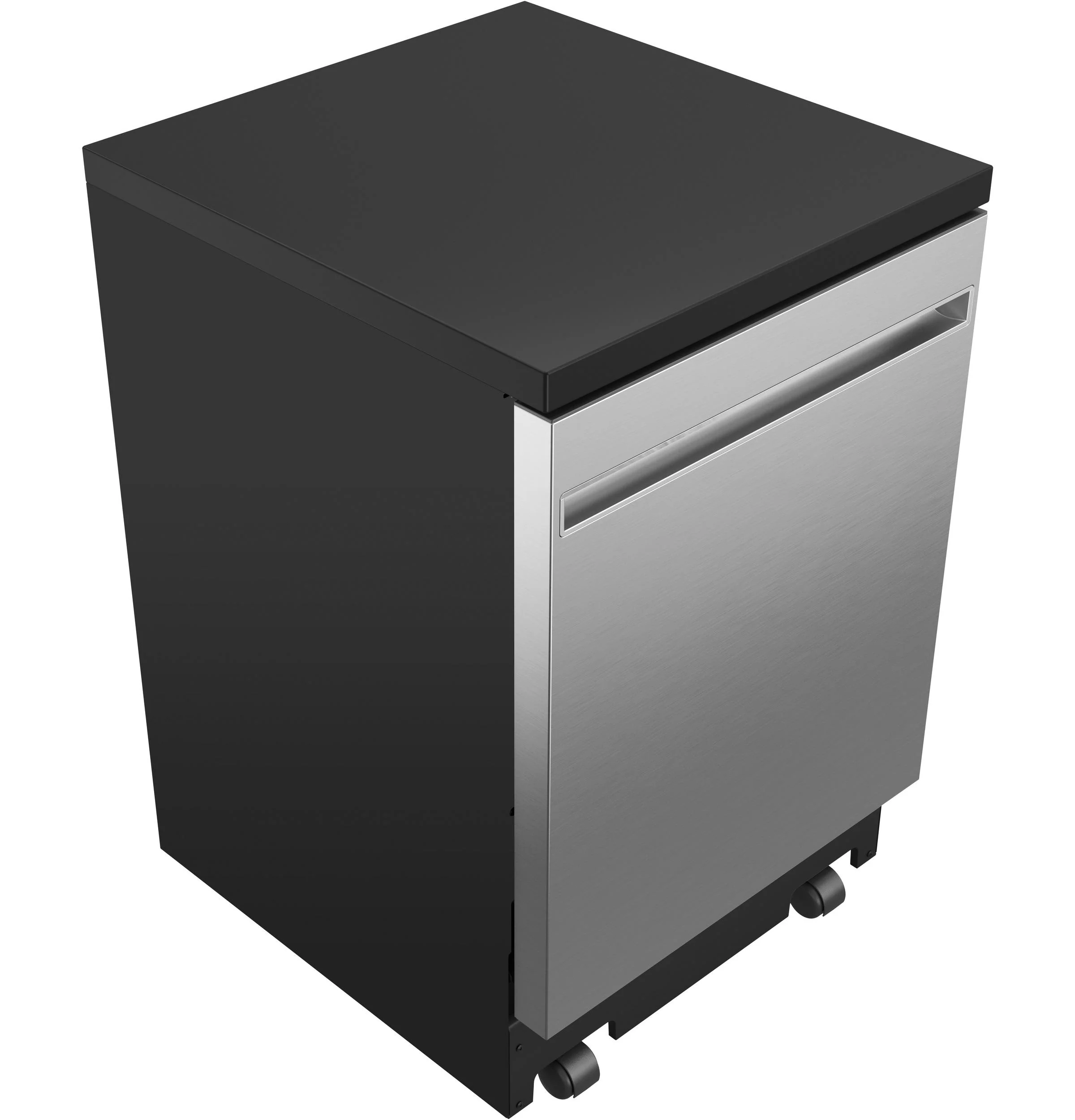 GPT225SSLSS GE® ENERGY STAR® 24" Stainless Steel Interior Portable Dishwasher with Sanitize Cycle - Image 5
