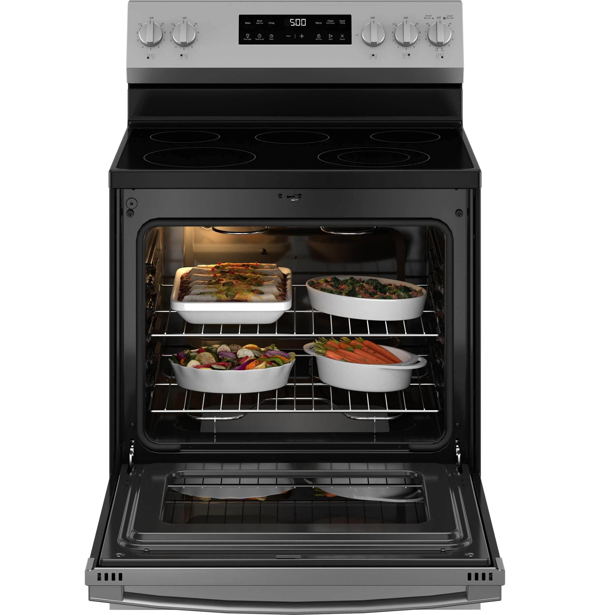 GRF500PVSS GE® ENERGY STAR® 30" Free-Standing Electric Range with Crisp Mode - Image 4