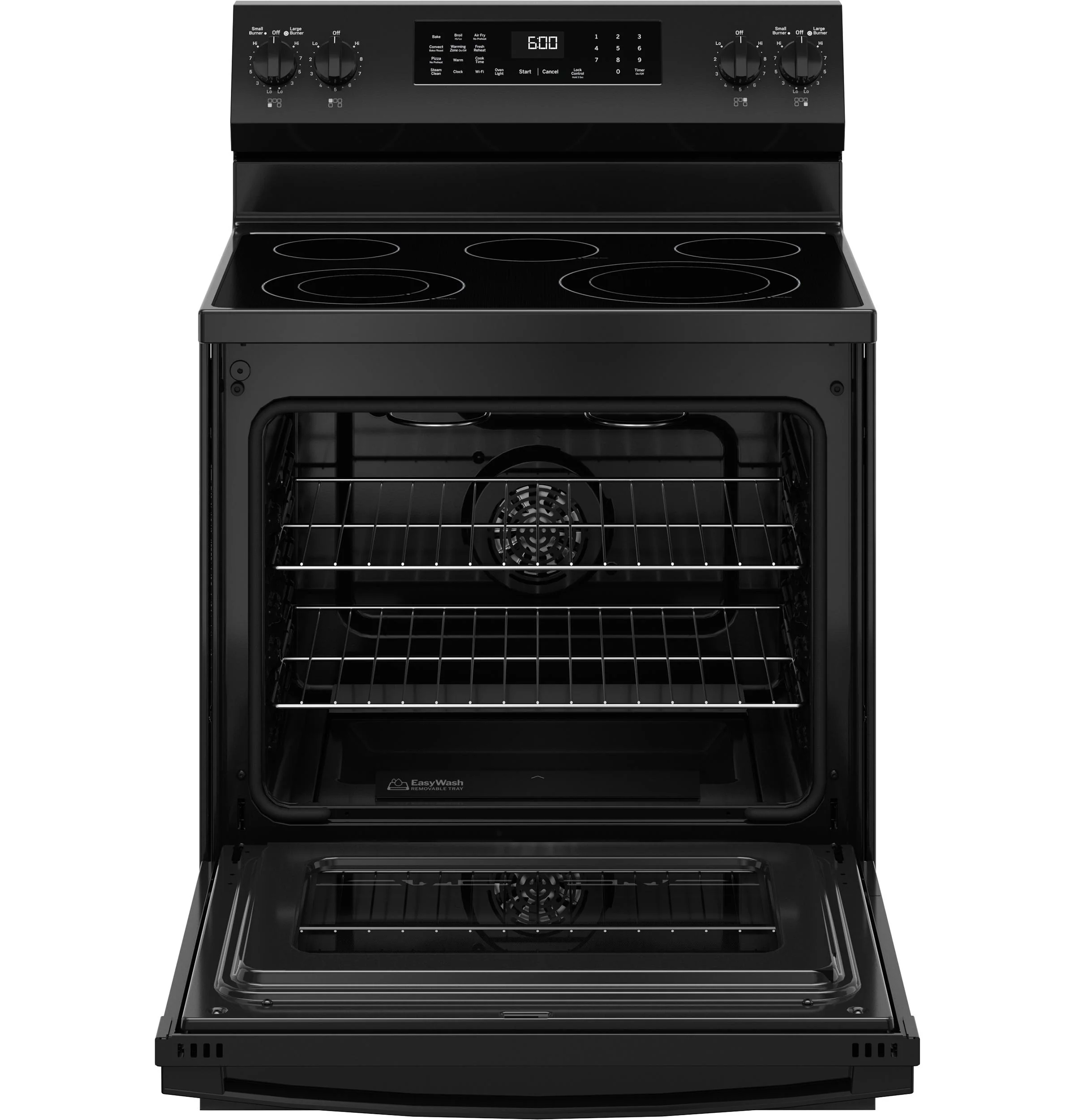 GRF600AVBB GE® ENERGY STAR® 30" Free-Standing Electric Convection Range with No Preheat Air Fry and EasyWash™ Oven Tray - Image 3