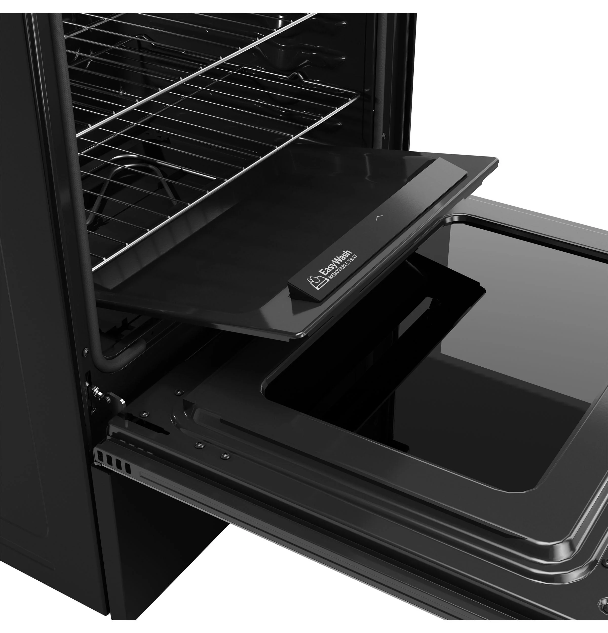 GRF600AVBB GE® ENERGY STAR® 30" Free-Standing Electric Convection Range with No Preheat Air Fry and EasyWash™ Oven Tray - Image 7