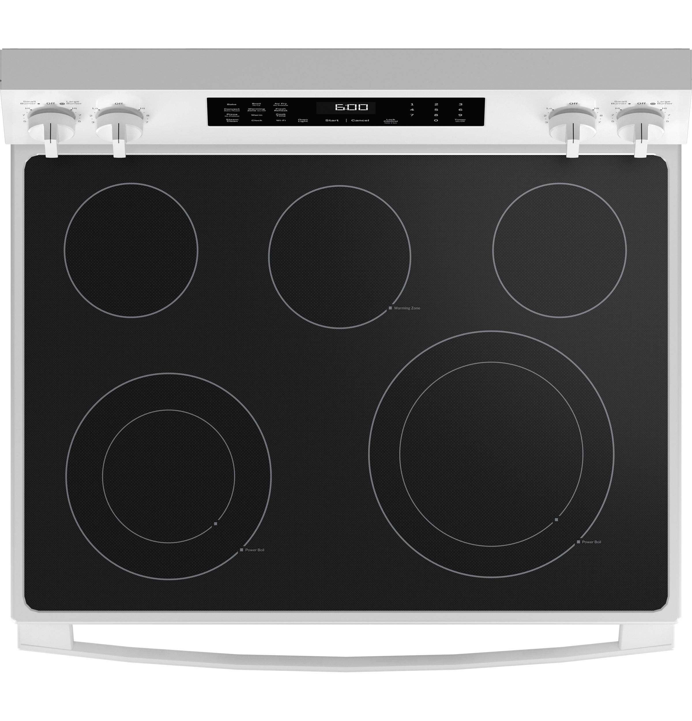 GRF600AVWW GE® ENERGY STAR® 30" Free-Standing Electric Convection Range with No Preheat Air Fry and EasyWash™ Oven Tray - Image 2