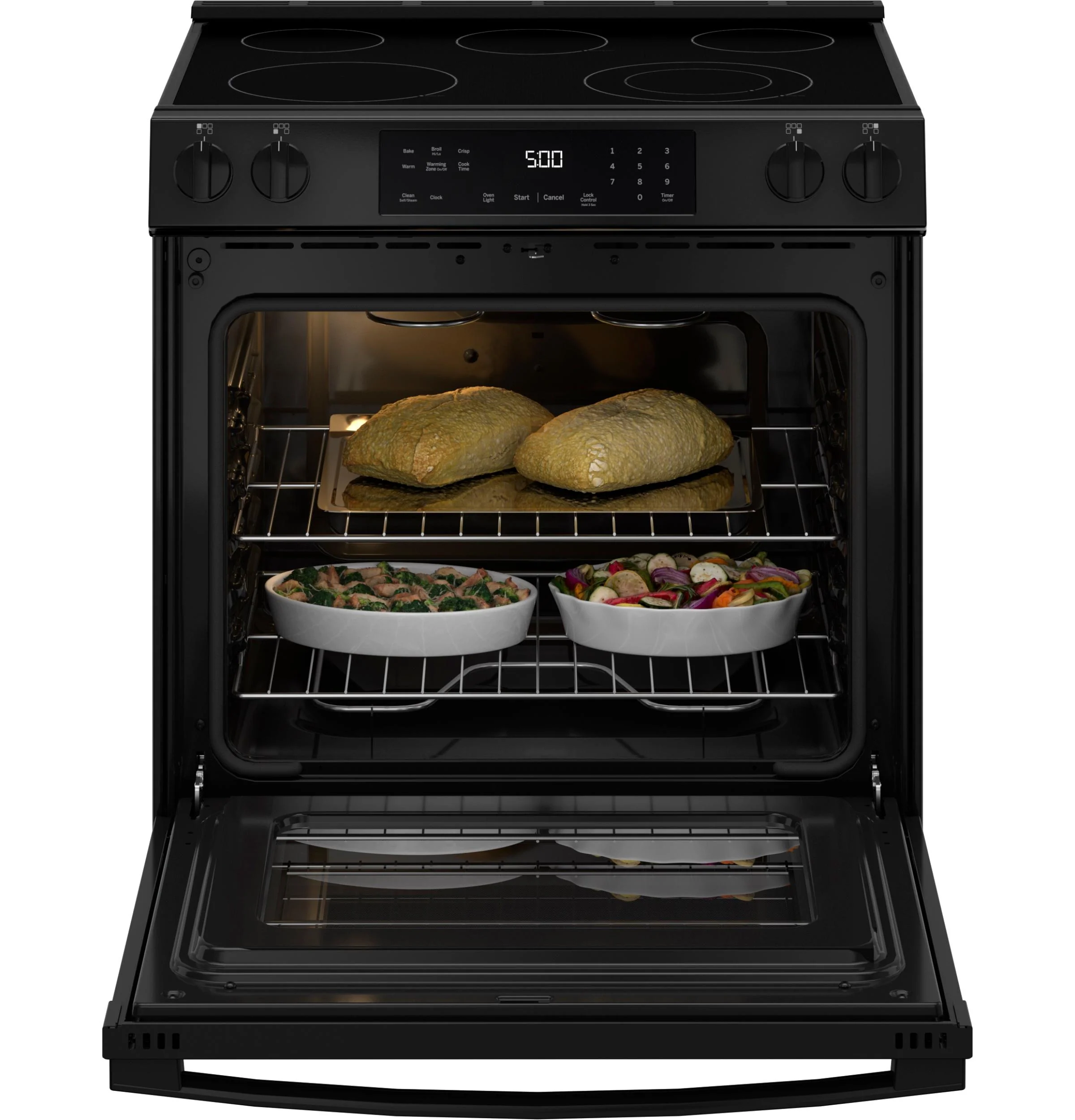 GRS500PVBB GE® ENERGY STAR® 30" Slide-In Electric Range with Crisp Mode - Image 4
