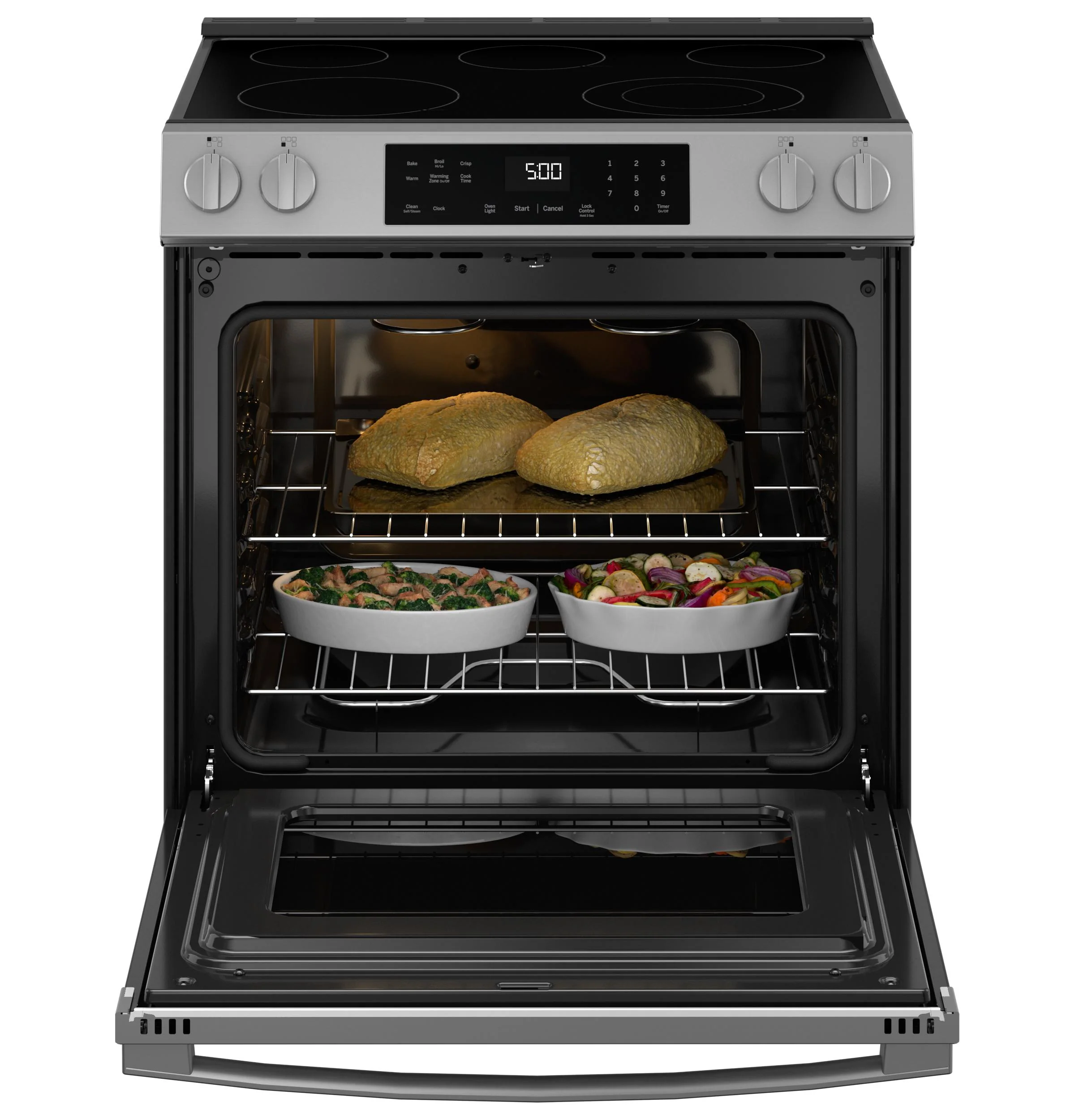 GRS500PVSS GE® ENERGY STAR® 30" Slide-In Electric Range with Crisp Mode - Image 4