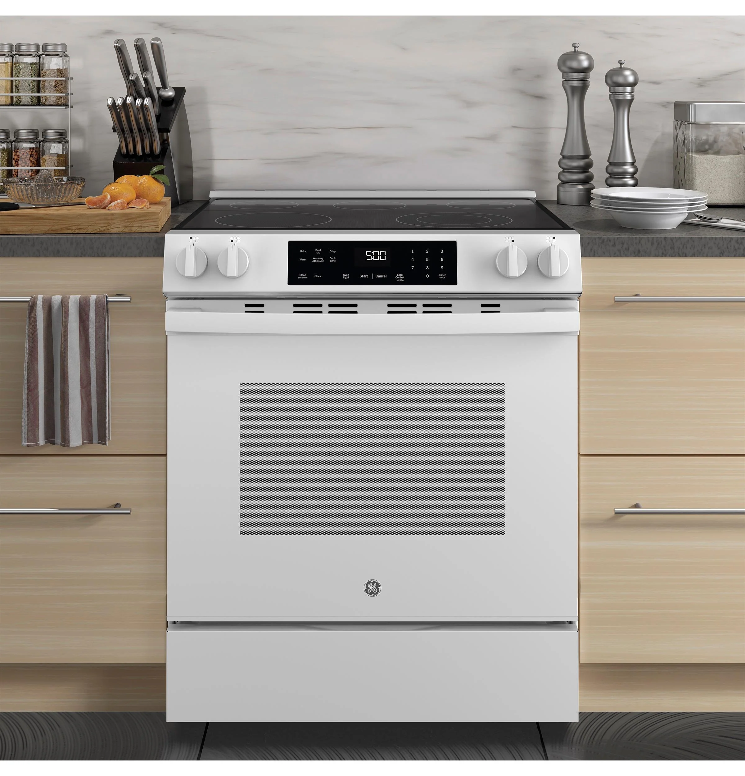 GRS500PVWW GE® ENERGY STAR® 30" Slide-In Electric Range with Crisp Mode - Image 6