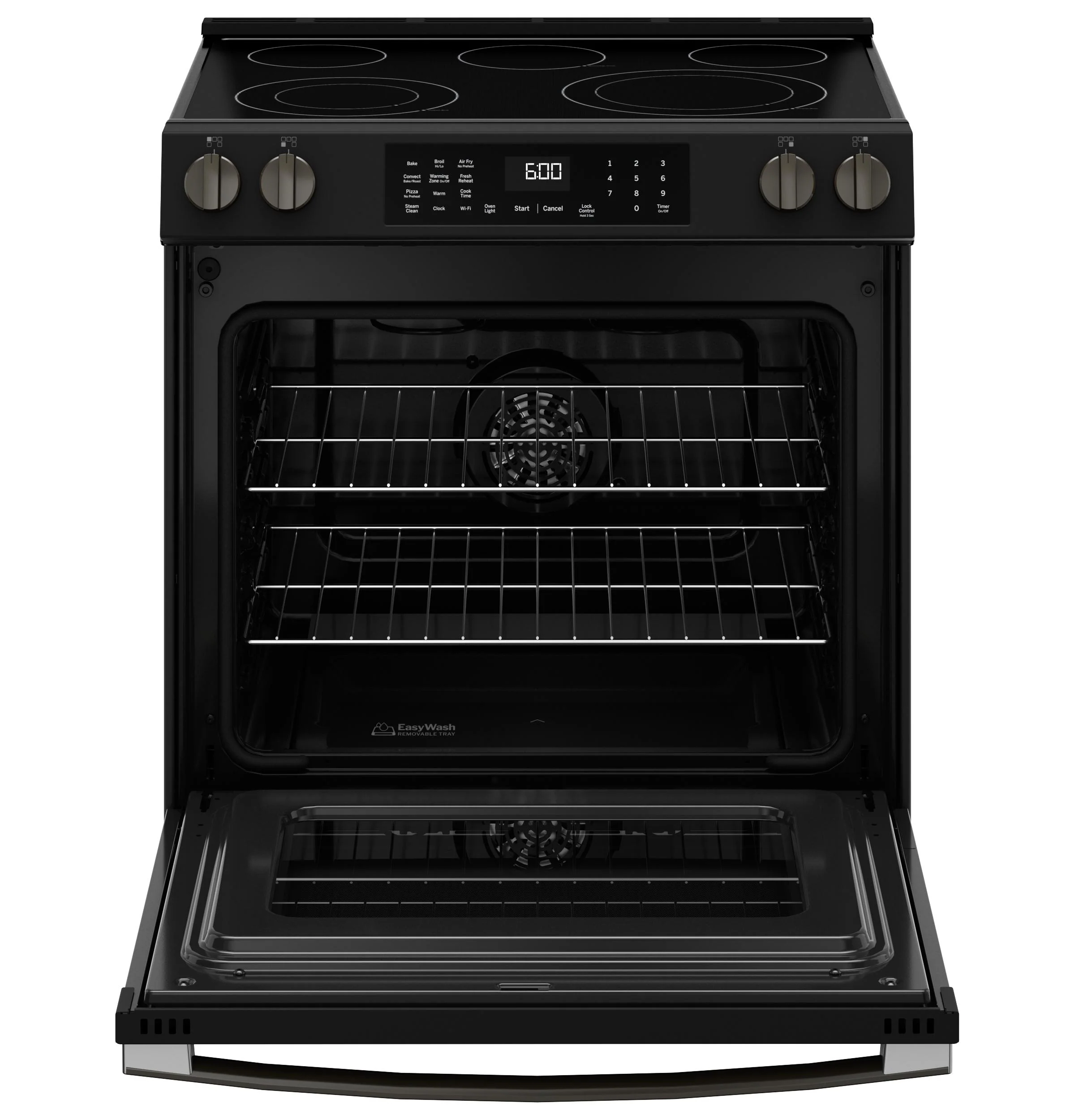 GRS600AVDS GE® ENERGY STAR® 30" Slide-In Electric Convection Range with No Preheat Air Fry and EasyWash™ Oven Tray - Image 3