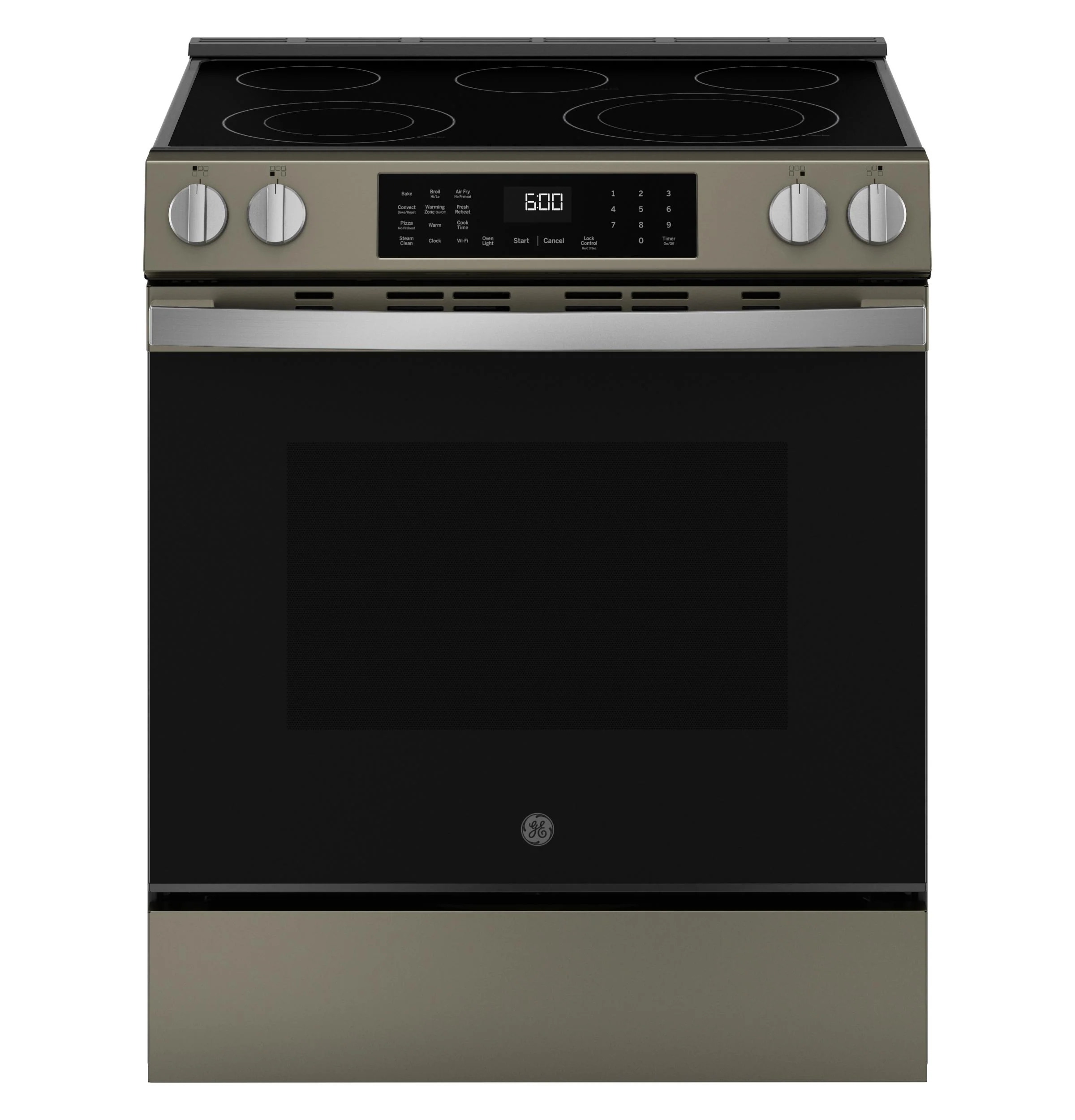 GRS600AVES GE® ENERGY STAR® 30" Slide-In Electric Convection Range with No Preheat Air Fry and EasyWash™ Oven Tray