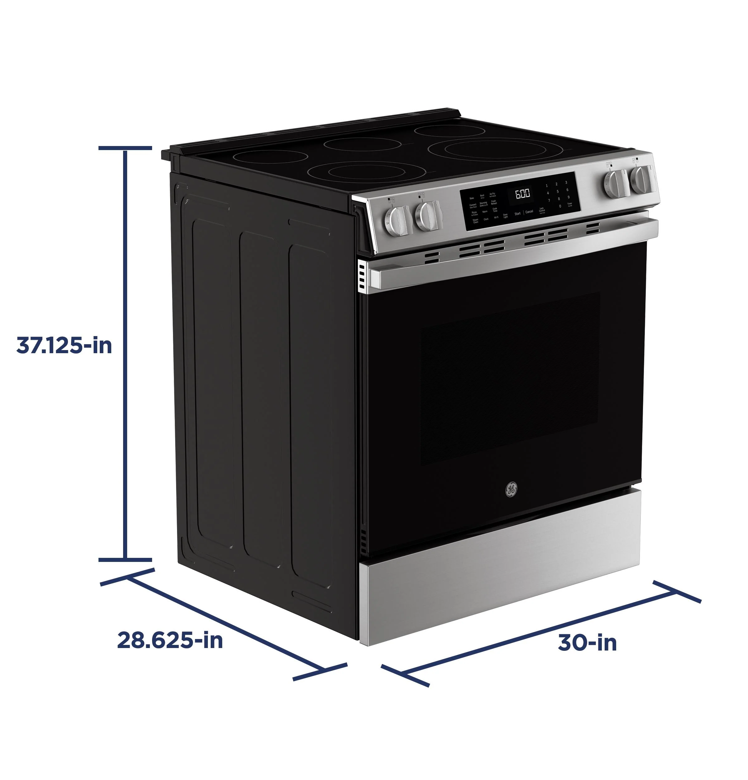 GRS600AVFS GE® ENERGY STAR® 30" Slide-In Electric Convection Range with No Preheat Air Fry and EasyWash™ Oven Tray - Image 33