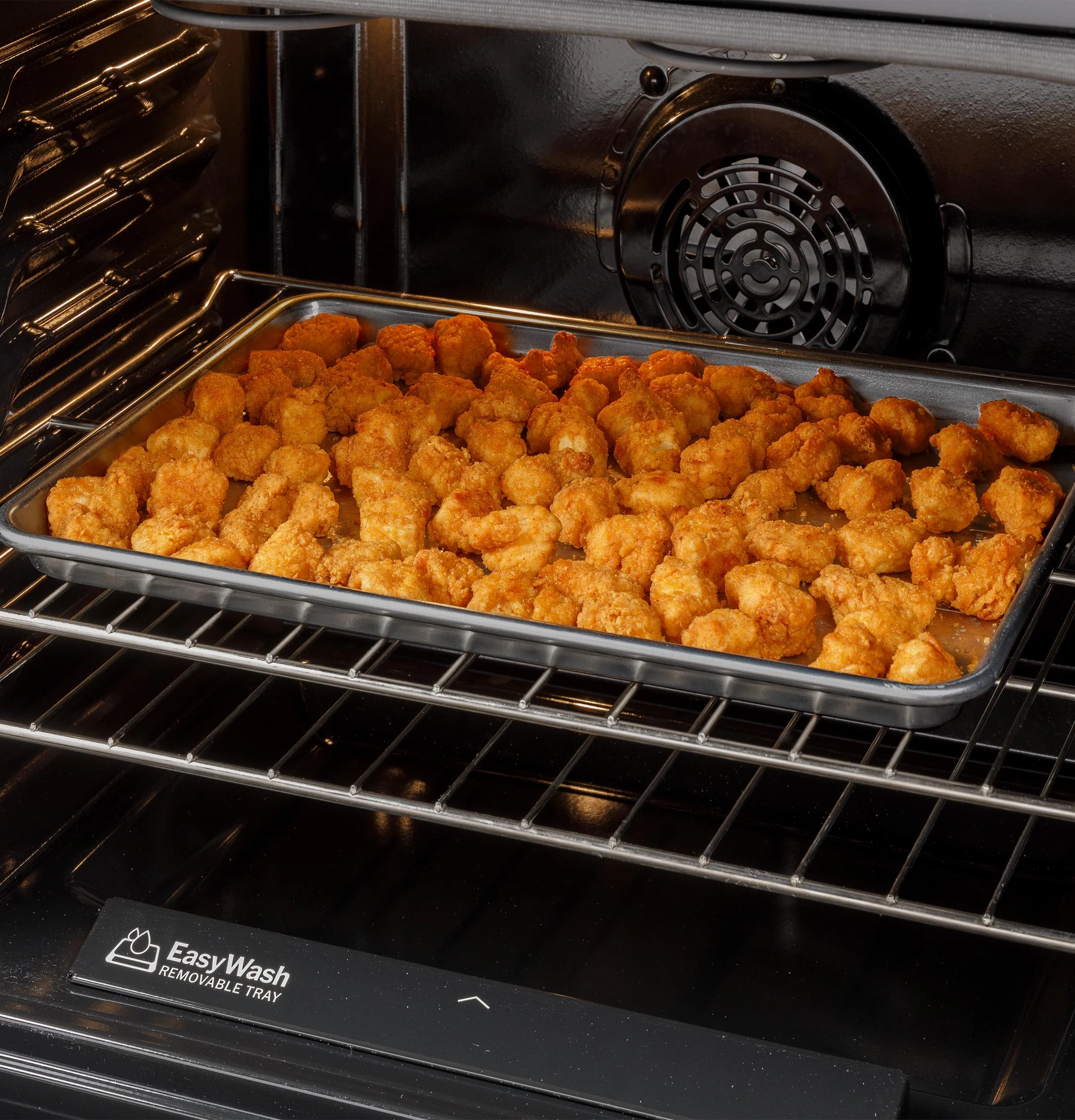 GRS600AVWW GE® ENERGY STAR® 30" Slide-In Electric Convection Range with No Preheat Air Fry and EasyWash™ Oven Tray - Image 14