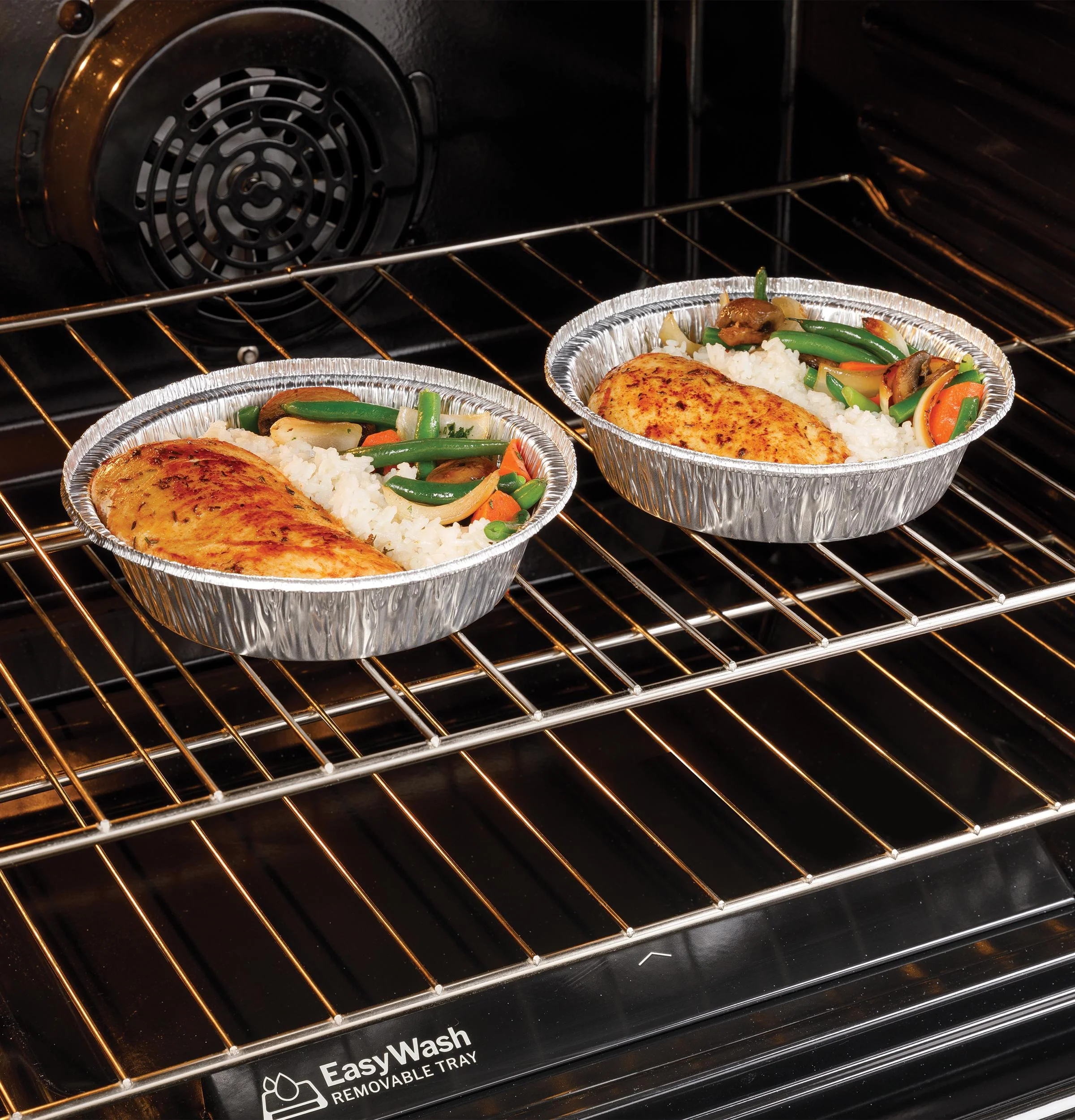 GRS600AVWW GE® ENERGY STAR® 30" Slide-In Electric Convection Range with No Preheat Air Fry and EasyWash™ Oven Tray - Image 16