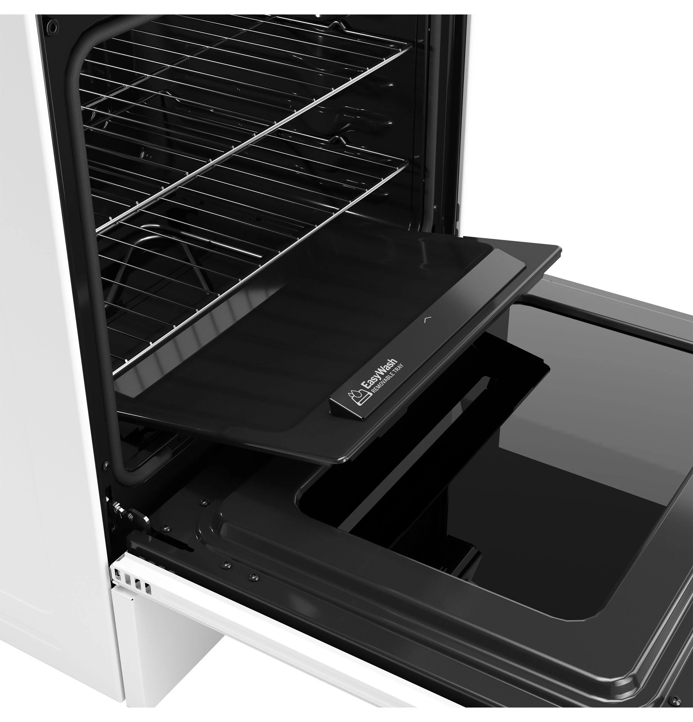 GRS600AVWW GE® ENERGY STAR® 30" Slide-In Electric Convection Range with No Preheat Air Fry and EasyWash™ Oven Tray - Image 7