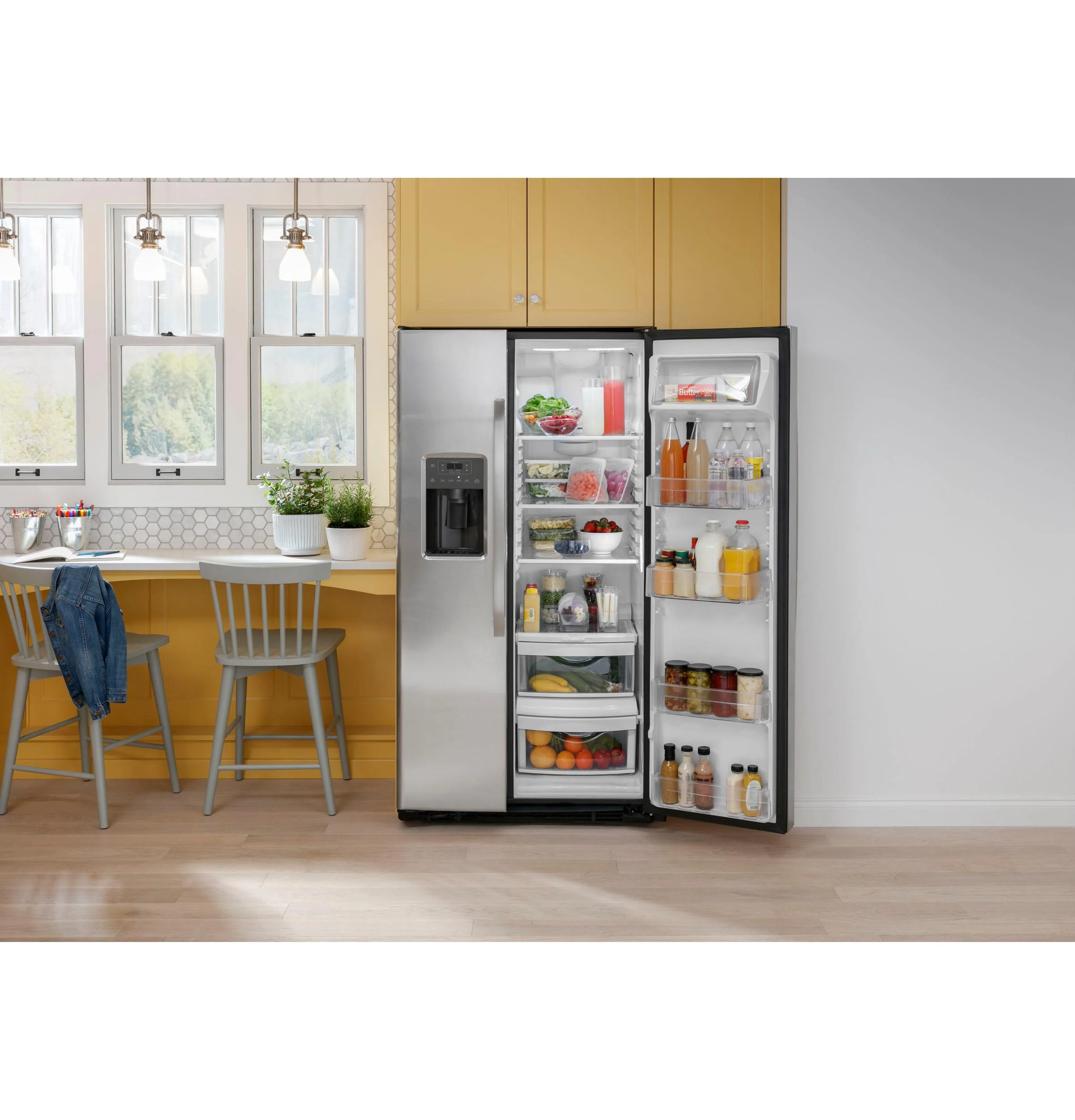 GSE23GGPWW GE® ENERGY STAR® 23.0 Cu. Ft. Side-By-Side Refrigerator - Image 30