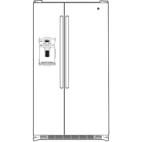 GE® 23.2 Cu. Ft. Side-By-Side Refrigerator - Image 9