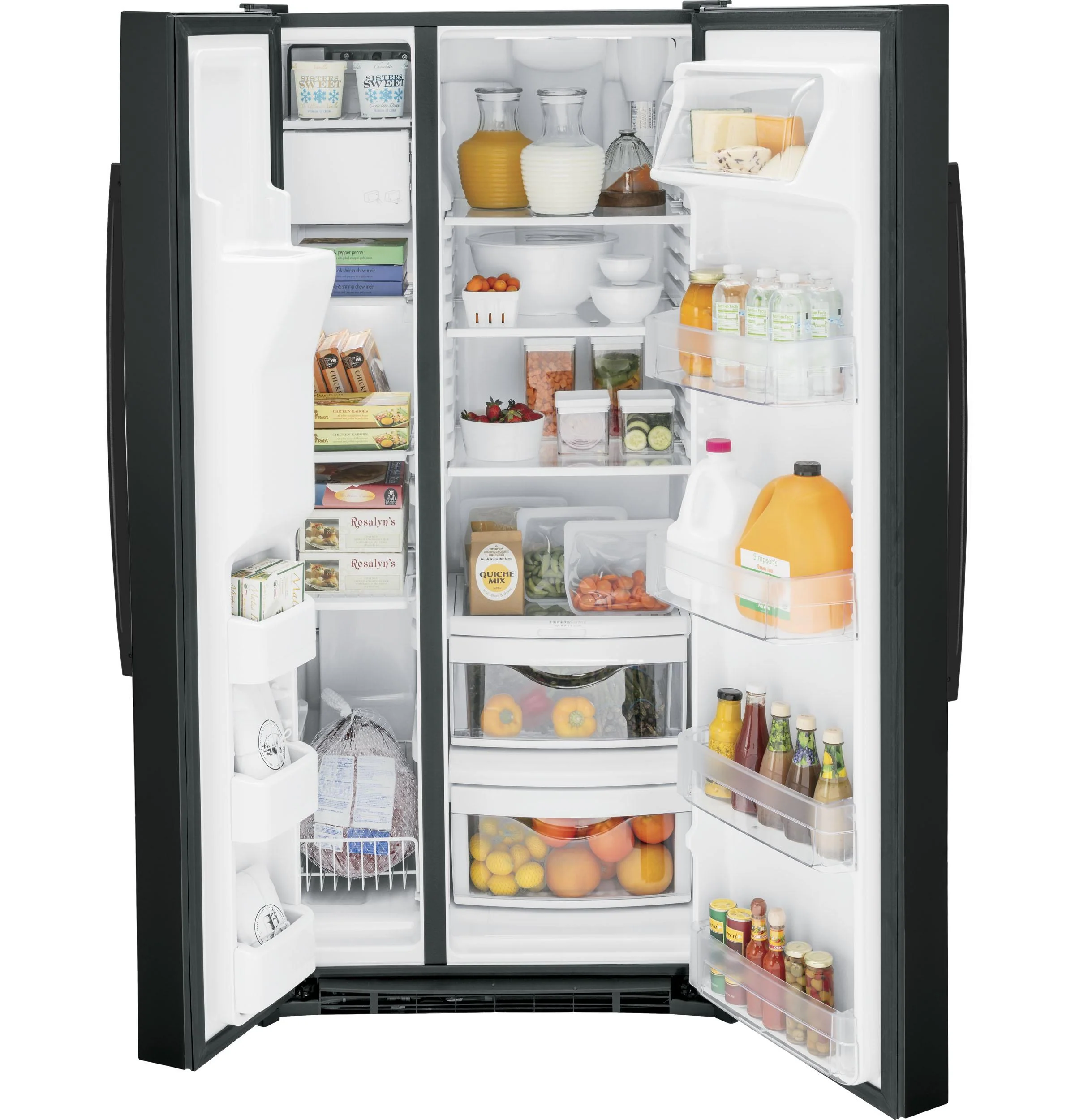 GSS23GGPBB GE® 23.0 Cu. Ft. Side-By-Side Refrigerator - Image 24