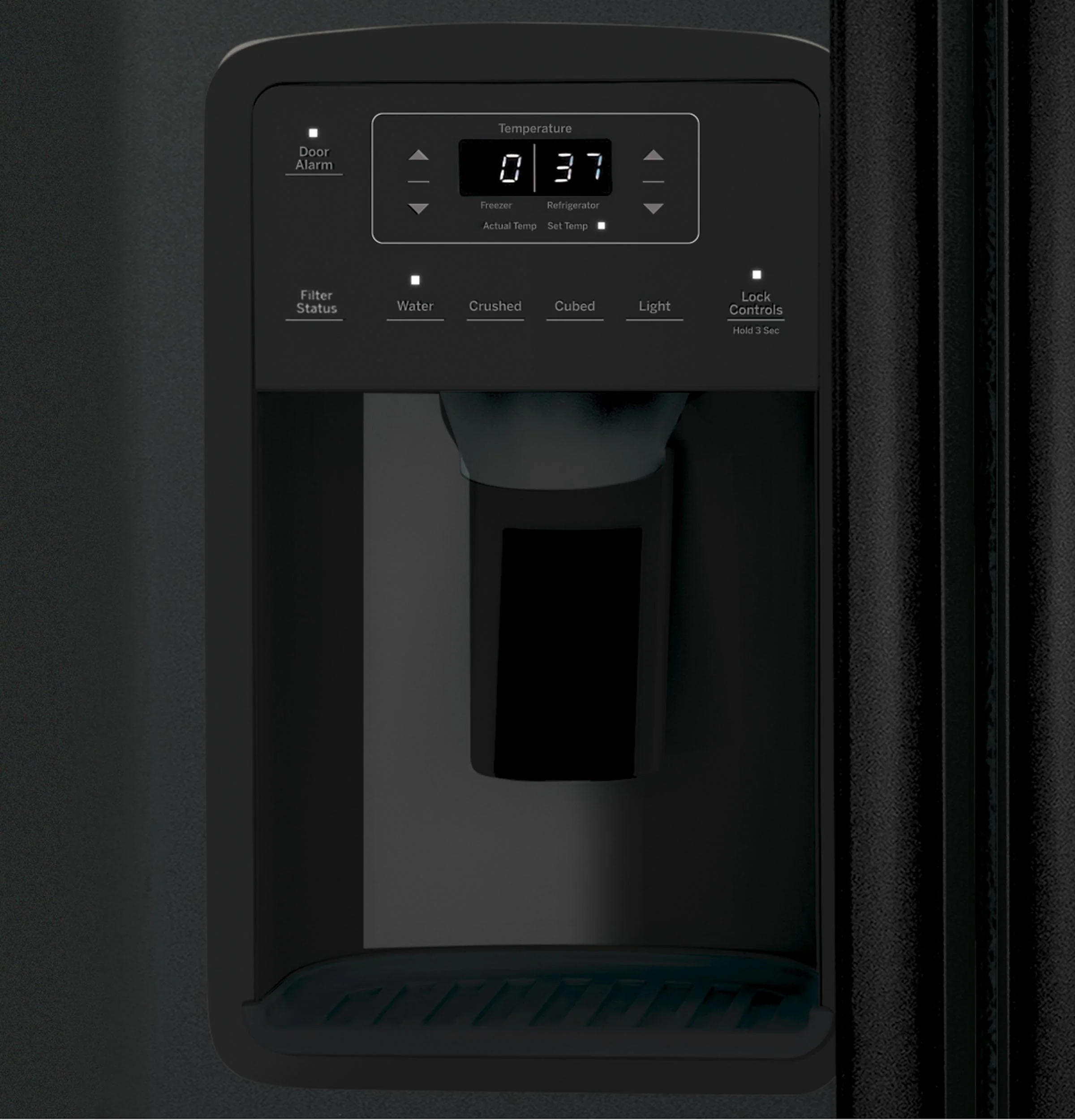 GSS23GGPBB GE® 23.0 Cu. Ft. Side-By-Side Refrigerator - Image 6