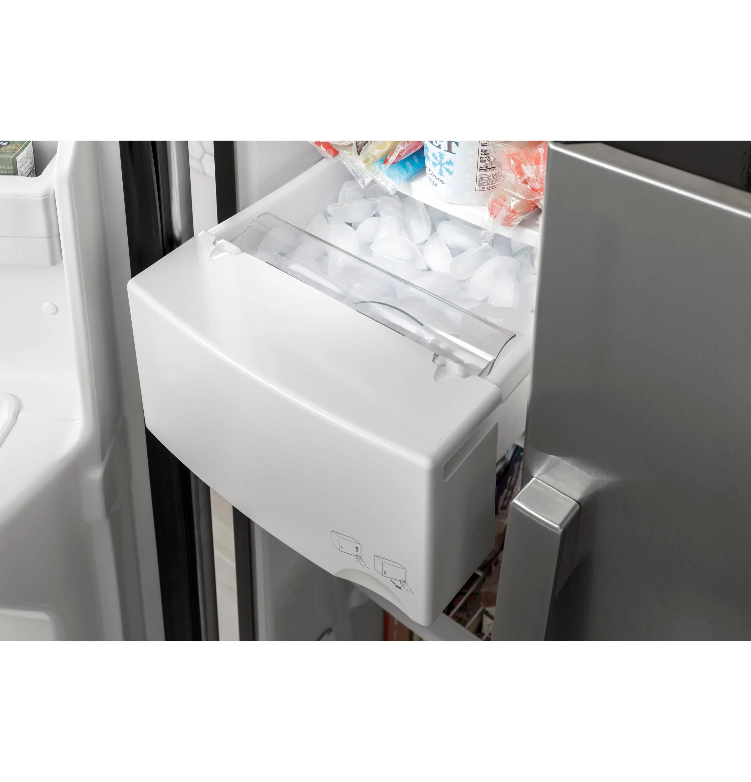 GSS25GGPWW GE® 25.3 Cu. Ft. Side-By-Side Refrigerator - Image 13
