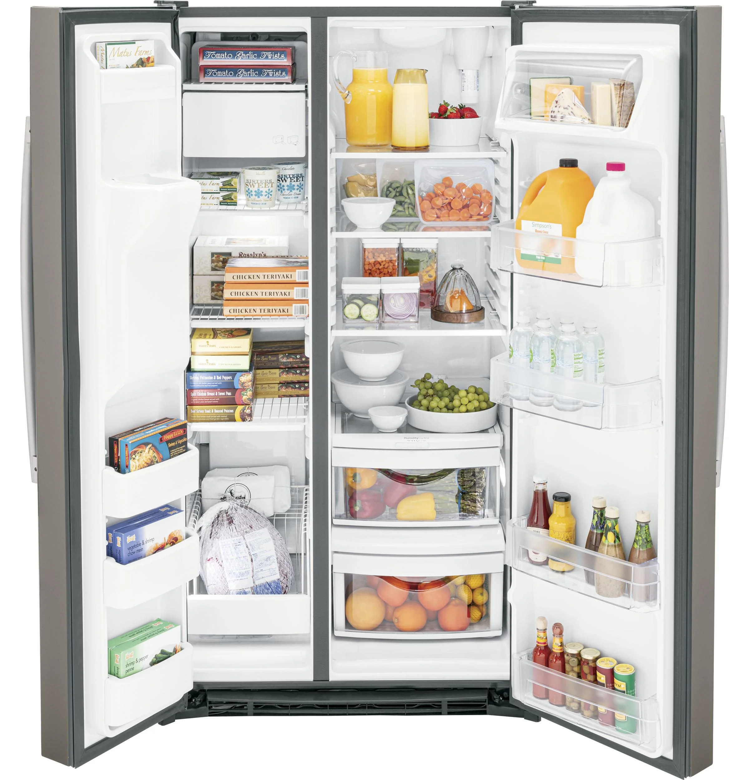 GSS25GMPES GE® 25.3 Cu. Ft. Side-By-Side Refrigerator - Image 22