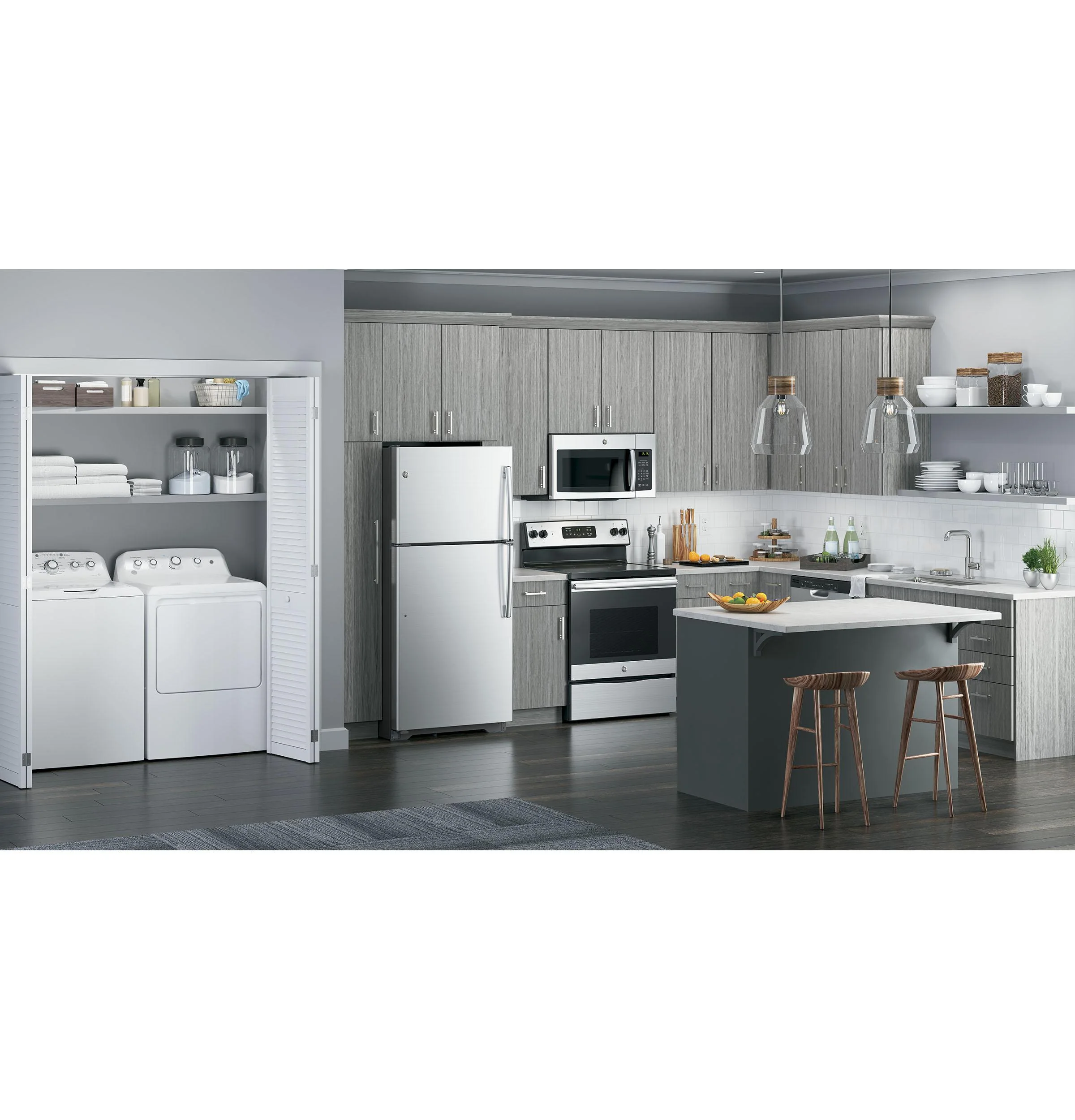 GE® 7.2 cu. ft. Capacity aluminized alloy drum Electric Dryer - Image 11