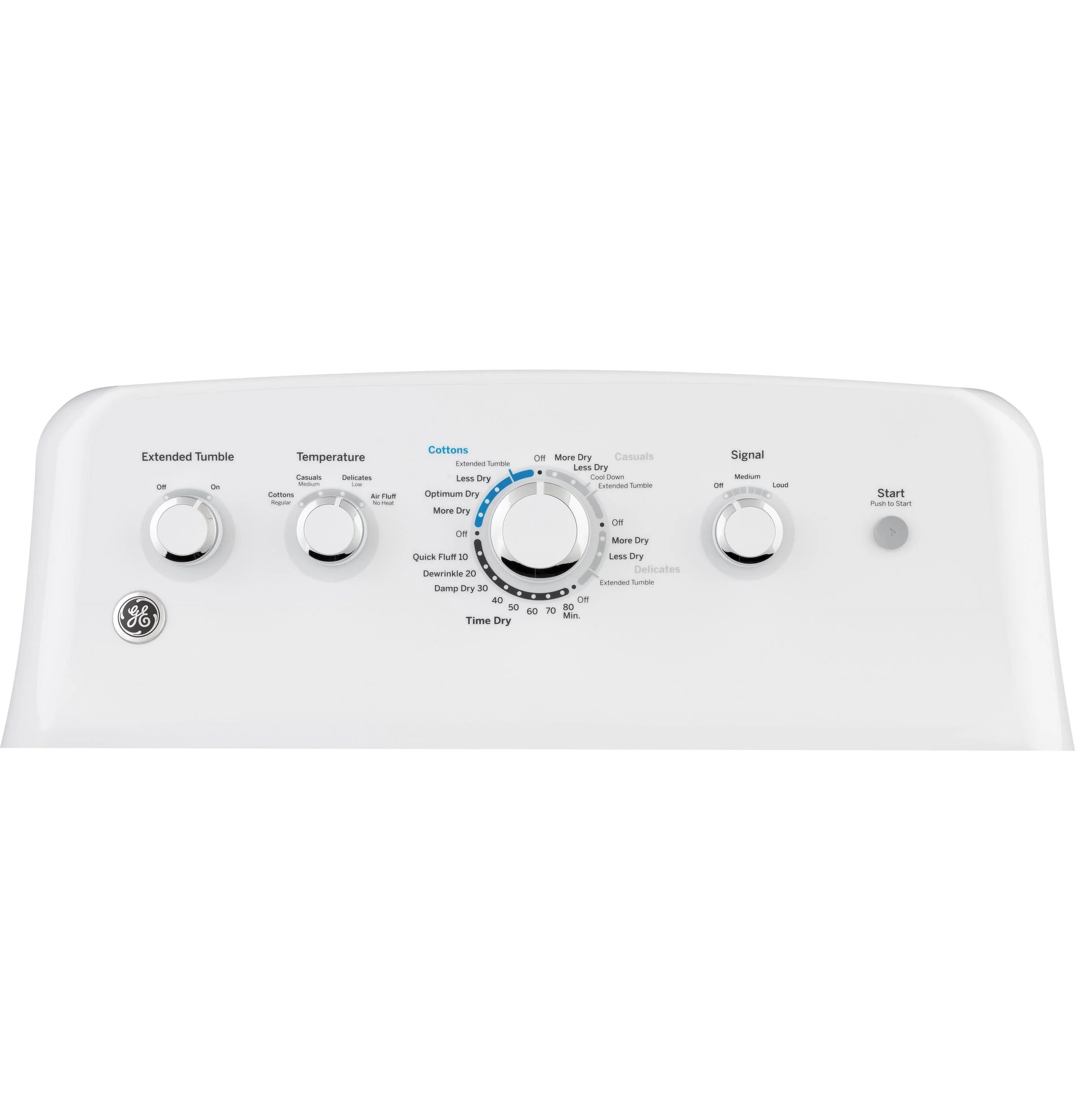 GE® 7.2 cu. ft. Capacity aluminized alloy drum Electric Dryer - Image 9