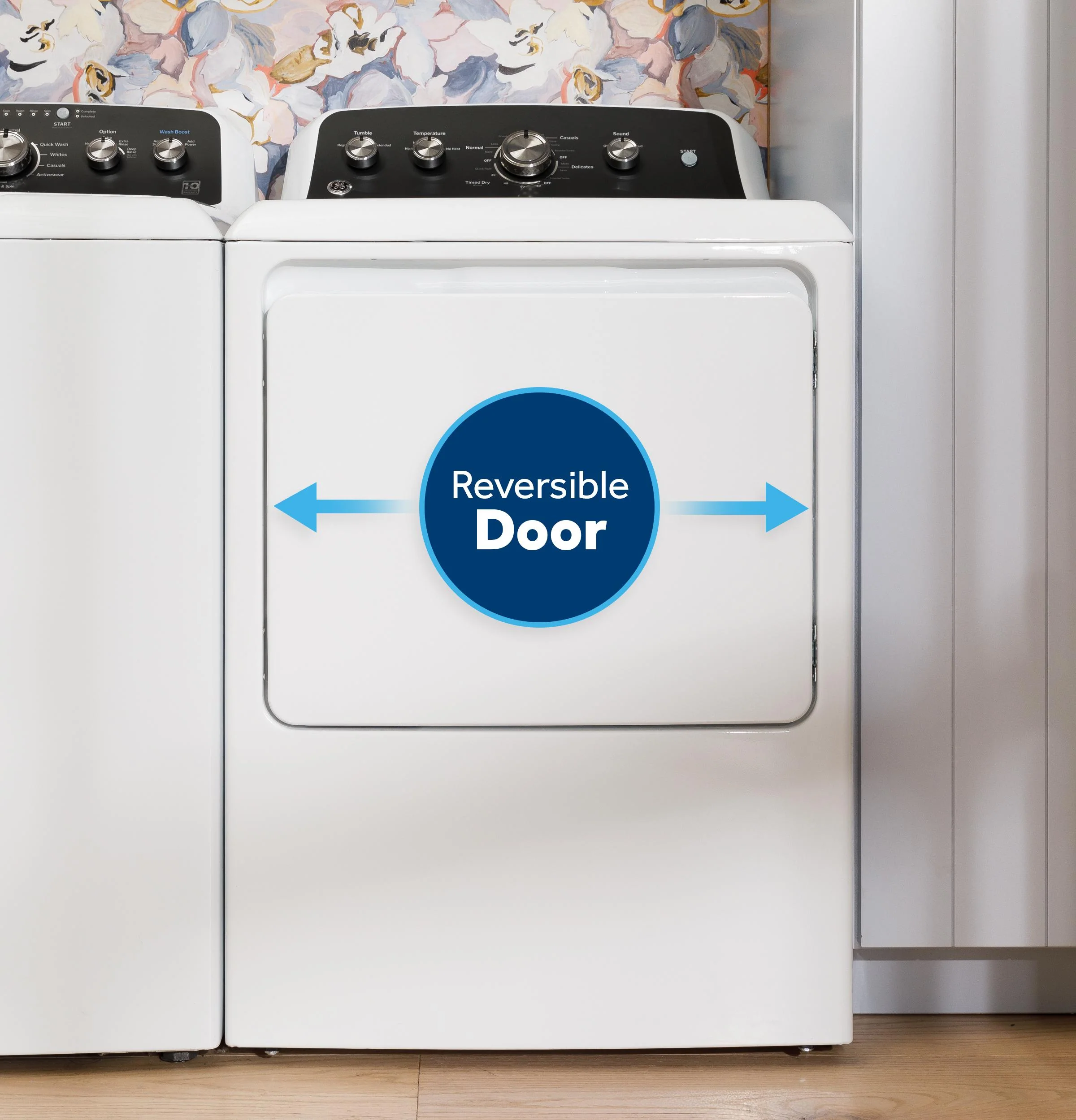 GTD48EASWWB GE® 7.2 cu. ft. Capacity Electric Dryer with Up To 120 ft. Venting and Extended Tumble - Image 13