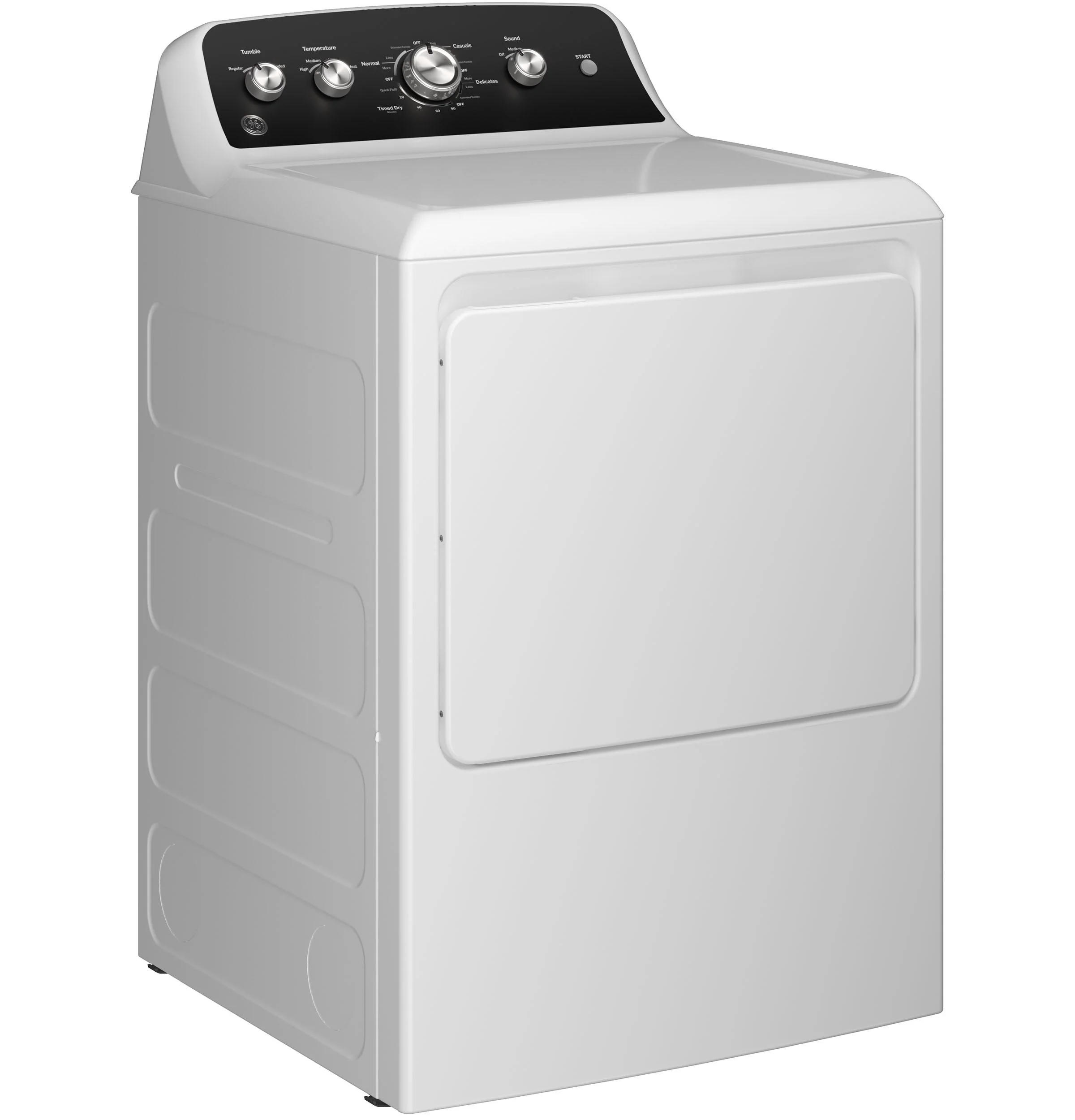 GTD48GASWWB GE® 7.2 cu. ft. Capacity Gas Dryer with Up To 120 ft. Venting and Extended Tumble - Image 3