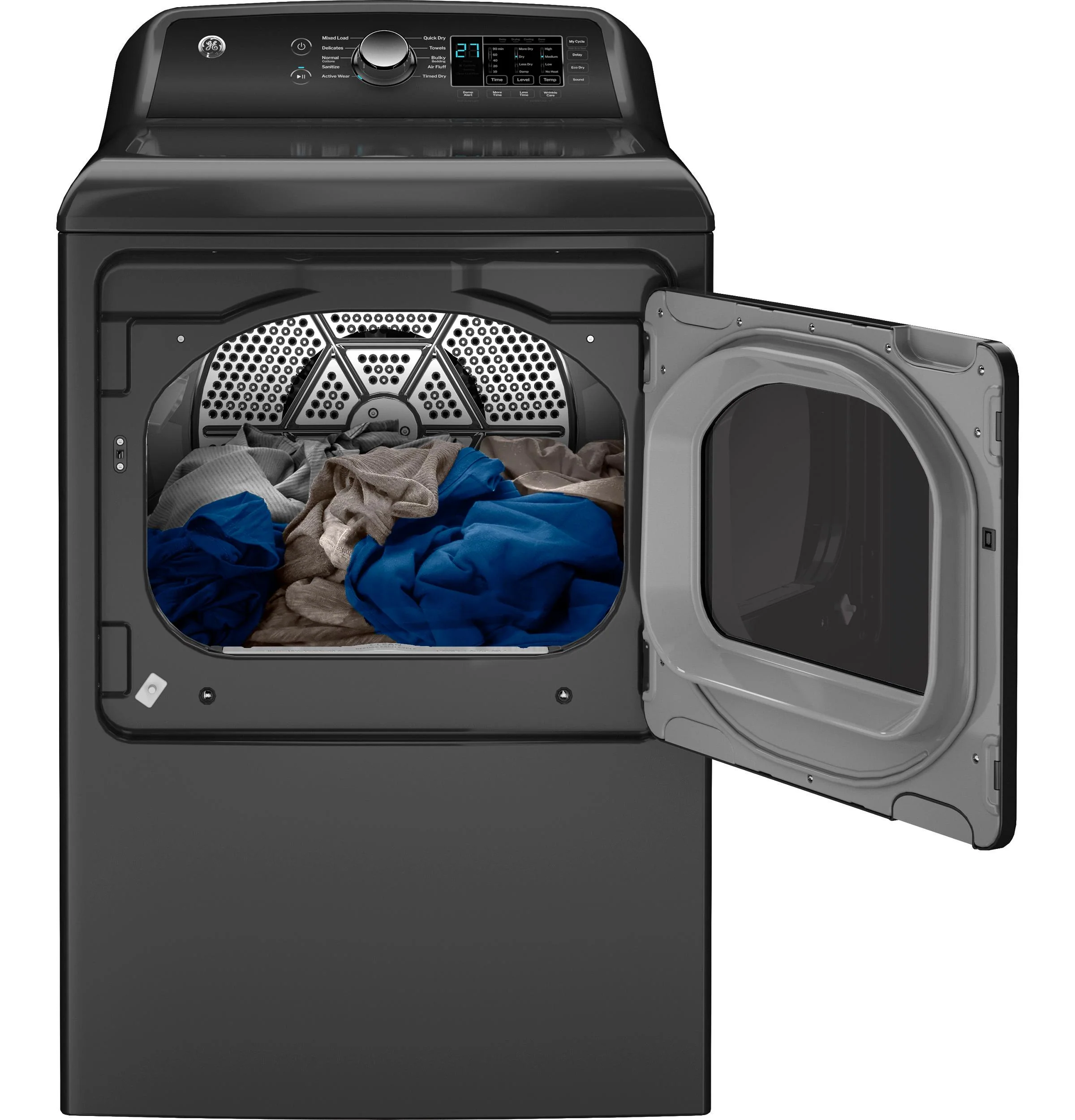 GTD58EBPVDG GE® 7.4 cu. ft. Capacity Electric Dryer with Up To 120 ft. Venting and Sensor Dry - Image 2